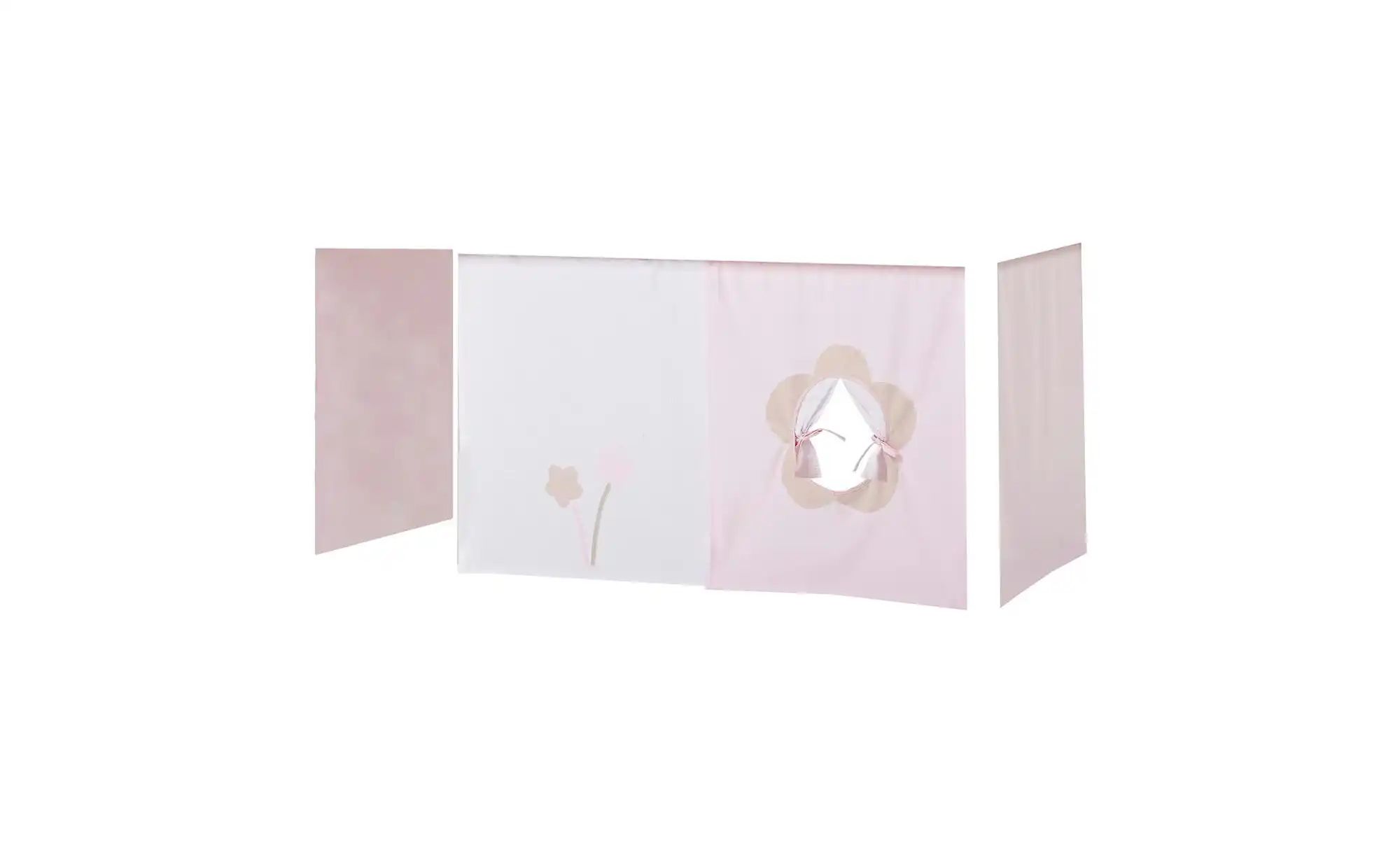 Hoppekids Vorhang für Spielbett 70x160  Fairytale Flower ¦ rosa/pink ¦ Maße günstig online kaufen