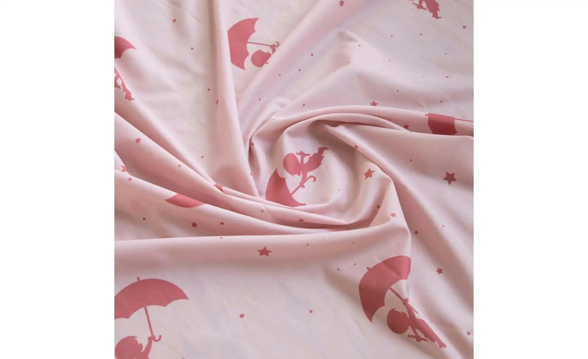 Hoppekids Hausbett-Vorhang 90x200 cm  Ole Lukoie ¦ rot ¦ Maße (cm): B: 84 H günstig online kaufen