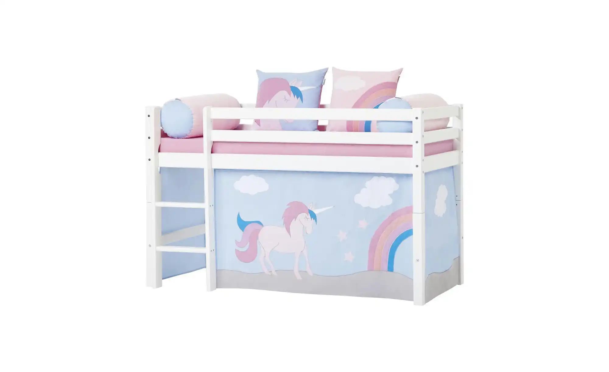 Hoppekids Vorhang für Spielbett 70x160  Unicorn ¦ mehrfarbig ¦ Maße (cm): B günstig online kaufen