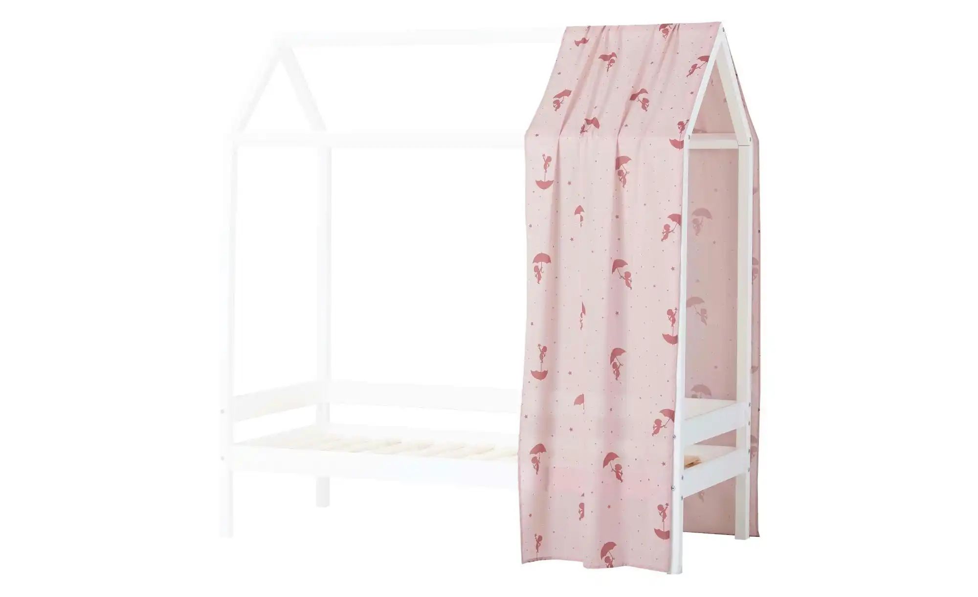 Hoppekids Hausbett-Vorhang 70x160 cm  Ole Lukoie ¦ rot ¦ Maße (cm): B: 65 H günstig online kaufen