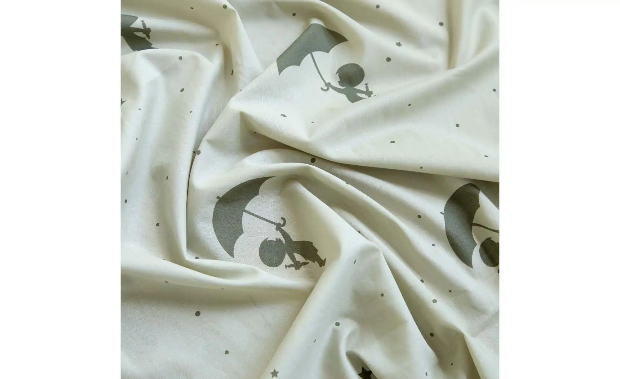 Hoppekids Hausbett-Vorhang 70x160 cm  Ole Lukoie ¦ grün ¦ Maße (cm): B: 65 günstig online kaufen