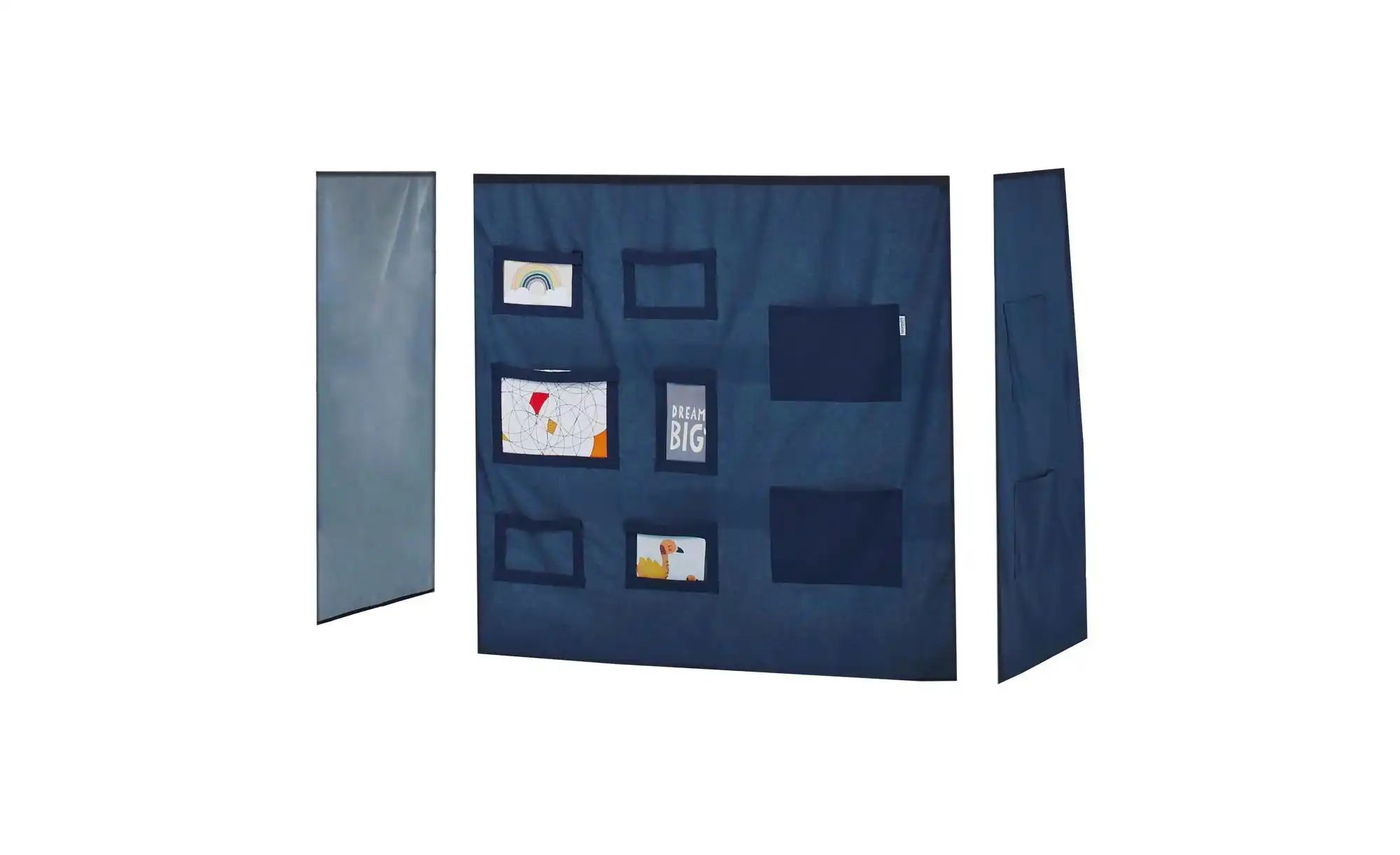 Hoppekids Vorhang Mittelhochbett 70x160  Creator ¦ blau ¦ Maße (cm): B: 300 günstig online kaufen
