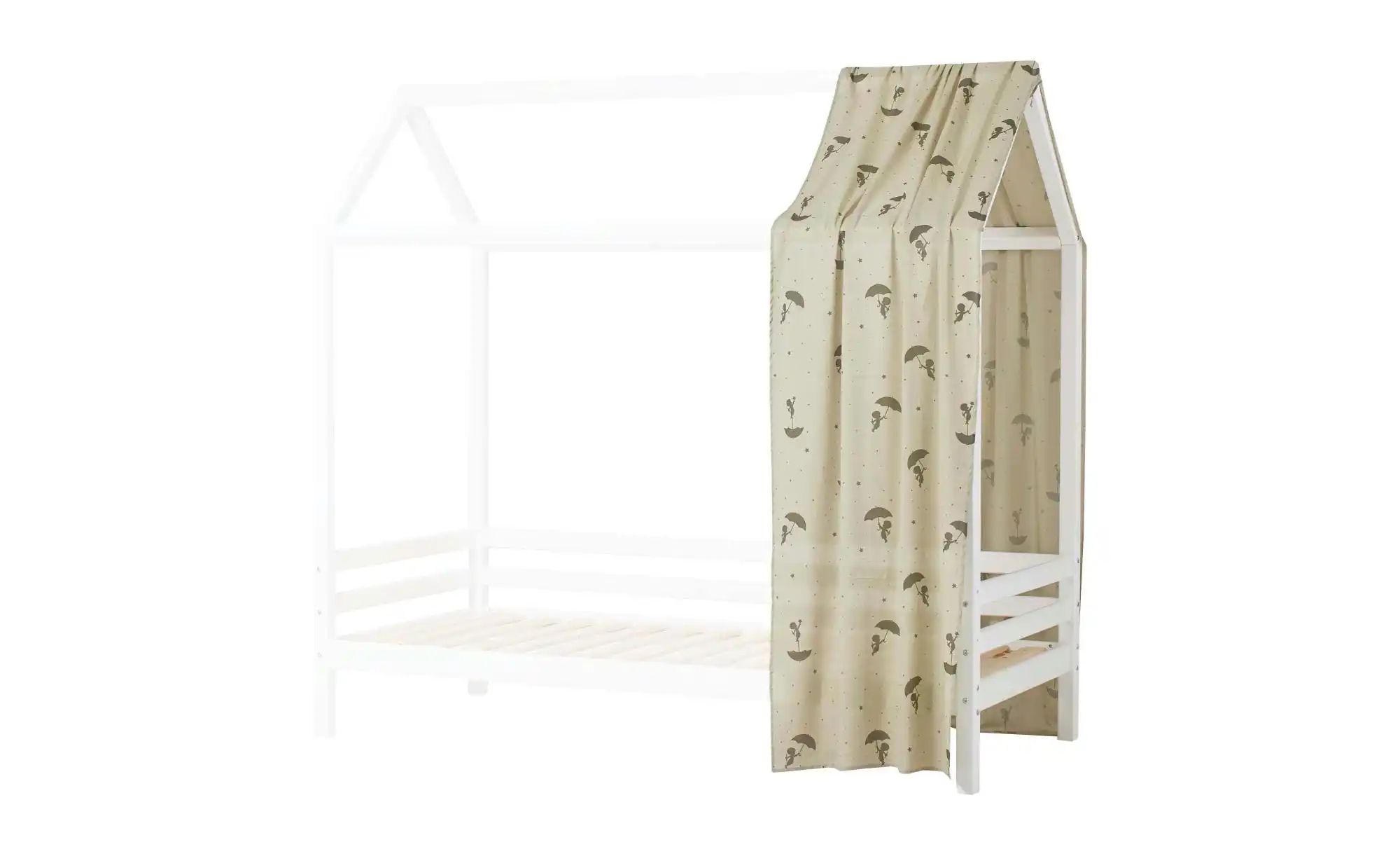 Hoppekids Hausbett-Vorhang 90x200 cm  Ole Lukoie ¦ grün ¦ Maße (cm): B: 98 günstig online kaufen