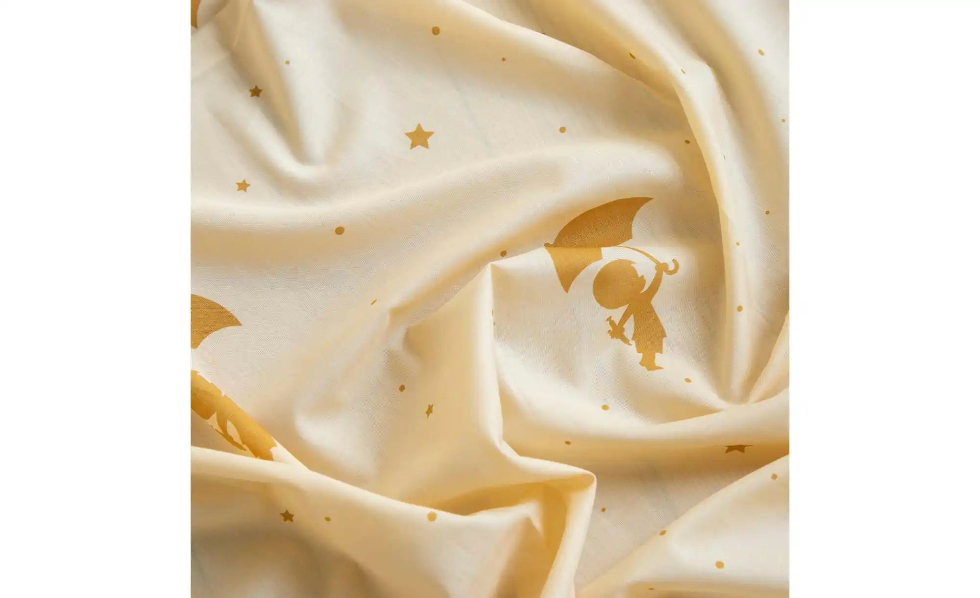 Hoppekids Hausbett-Vorhang 70x160 cm  Ole Lukoie ¦ gelb ¦ Maße (cm): B: 65 günstig online kaufen