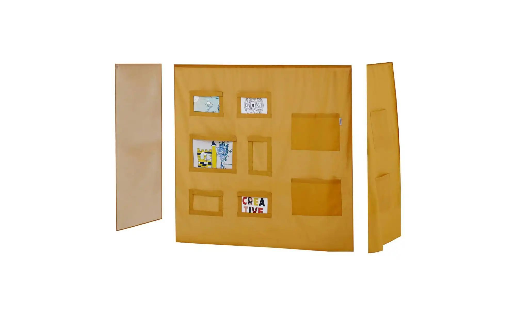 Hoppekids Vorhang Mittelhochbett 70x160  Creator ¦ gelb ¦ Maße (cm): B: 300 günstig online kaufen