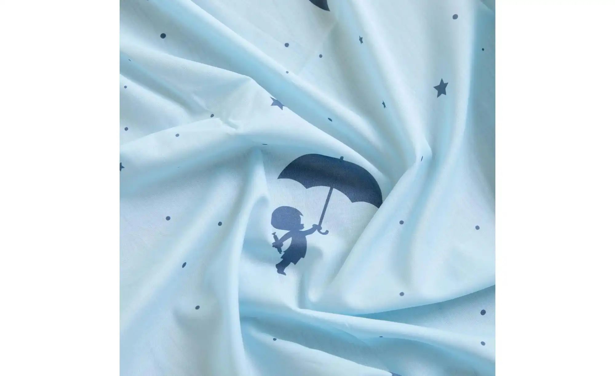 Hoppekids Hausbett-Vorhang 90x200 cm  Ole Lukoie ¦ blau ¦ Maße (cm): B: 84 günstig online kaufen