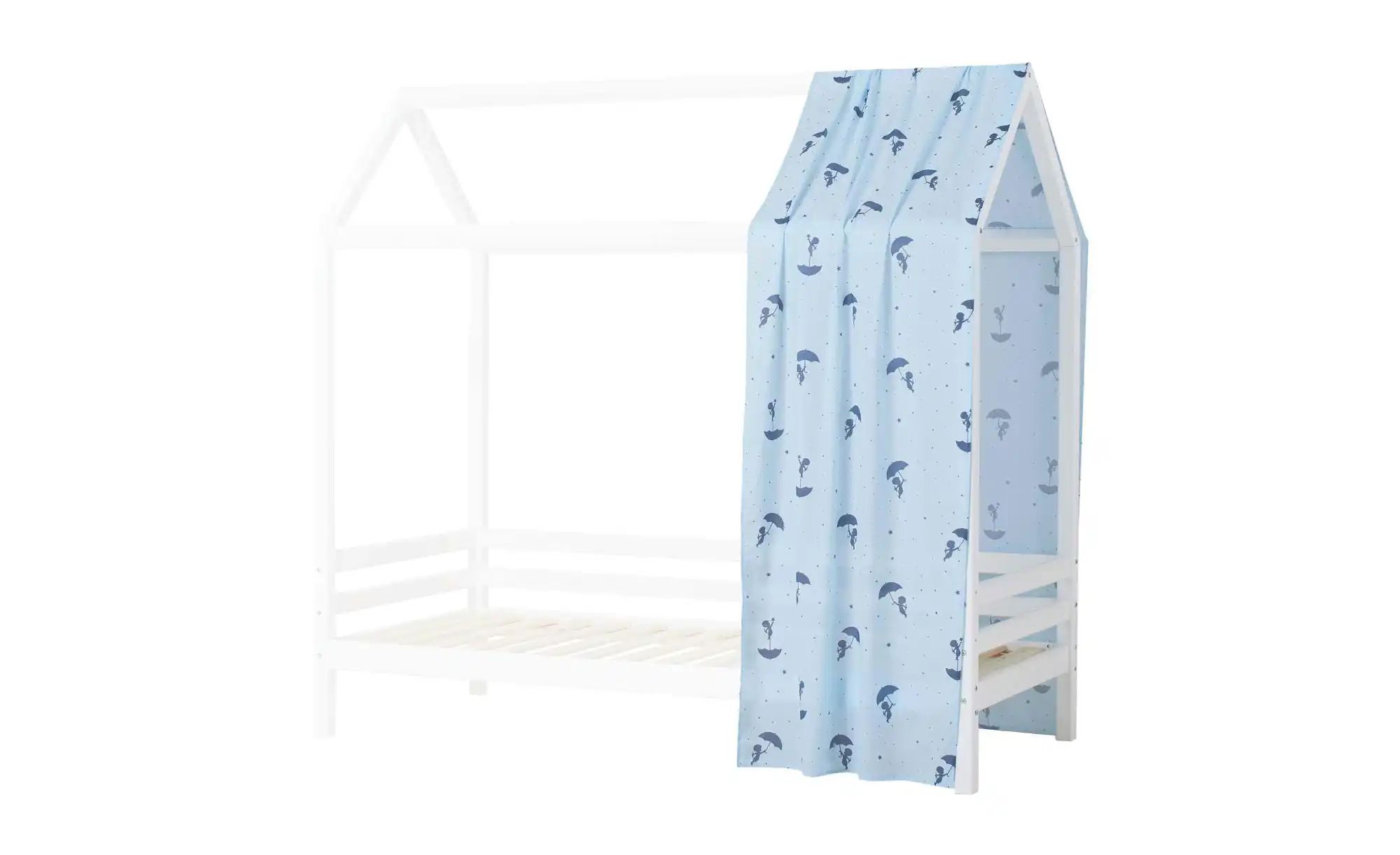 Hoppekids Hausbett-Vorhang 90x200 cm  Ole Lukoie ¦ blau ¦ Maße (cm): B: 84 günstig online kaufen