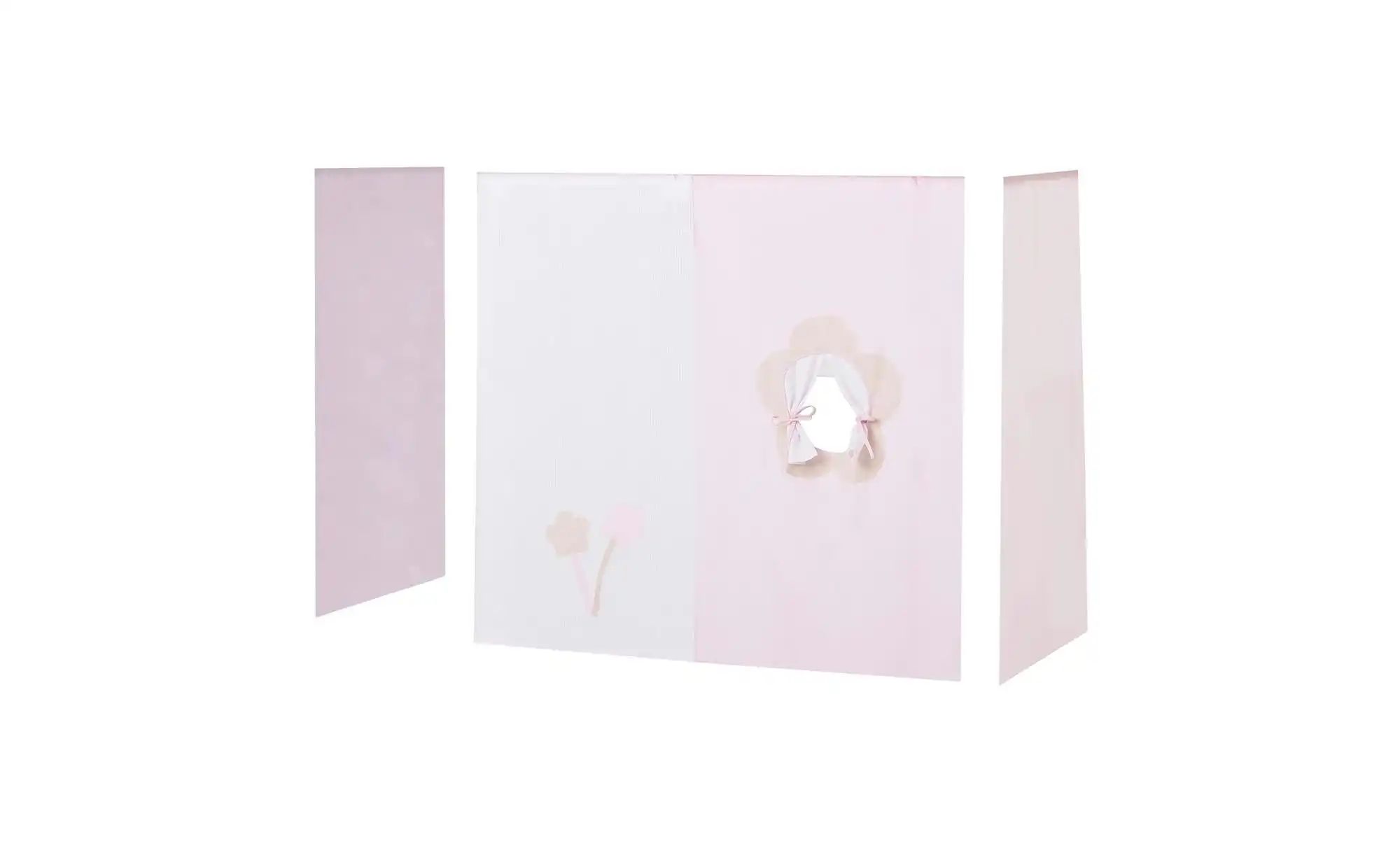 Hoppekids Vorhang Mittelhochbett 70x160  Fairytale Flower ¦ rosa/pink ¦ Maß günstig online kaufen