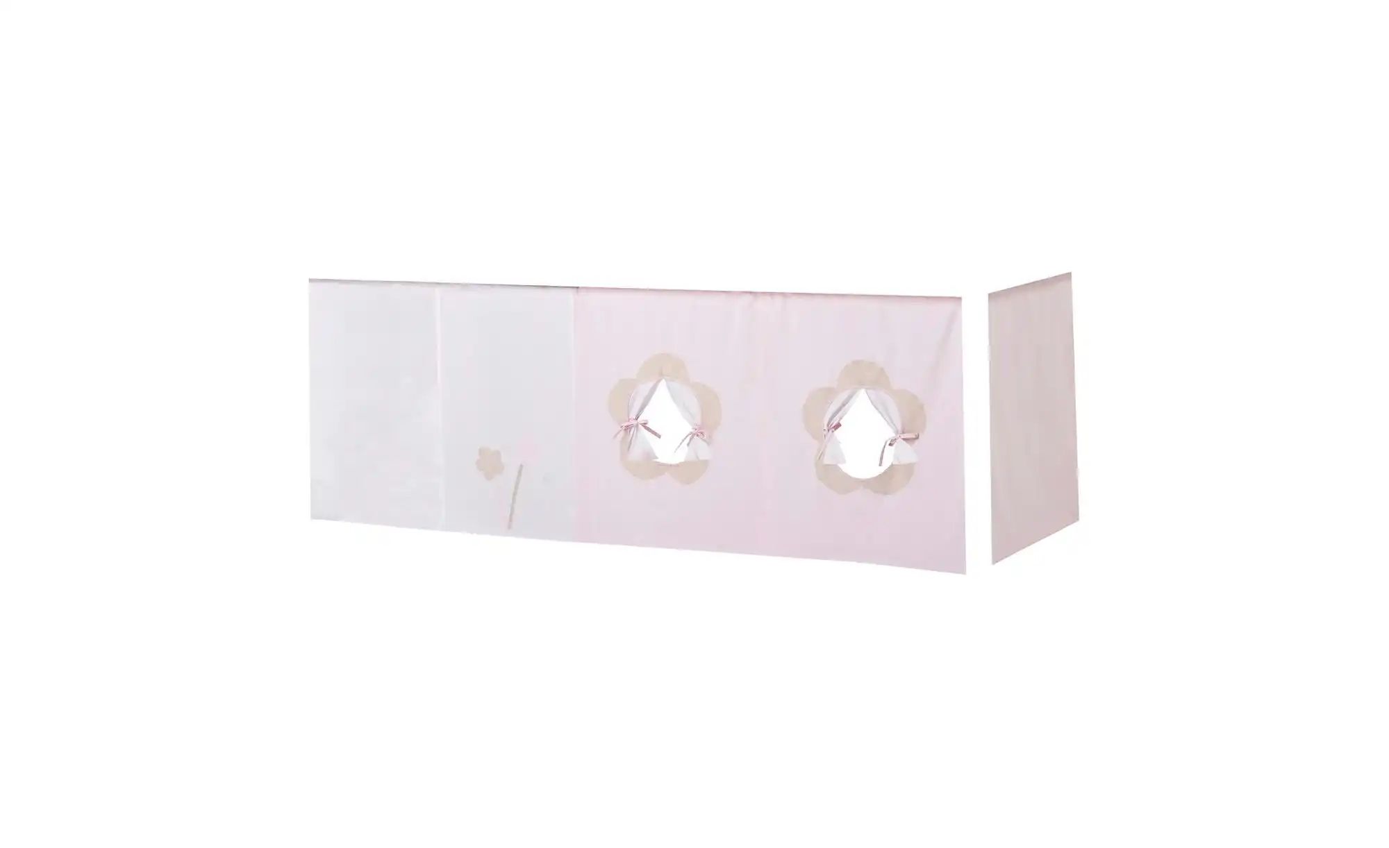 Hoppekids Vorhang für Spielbett 90x200  Fairytale Flower ¦ rosa/pink ¦ Maße günstig online kaufen