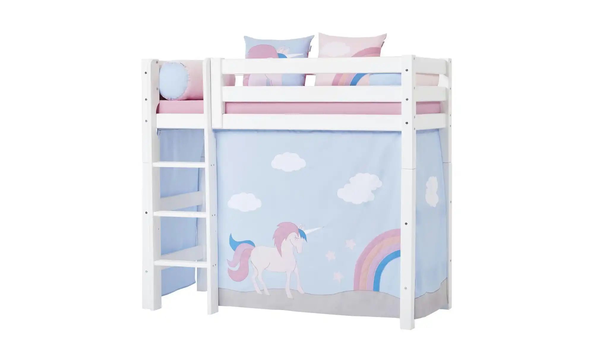 Hoppekids Vorhang Mittelhochbett 70x160  Unicorn ¦ mehrfarbig ¦ Maße (cm): günstig online kaufen