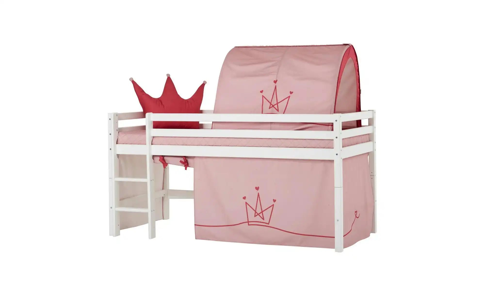 Hoppekids Vorhang für Spielbett 90x200  Princess ¦ rosa/pink ¦ Maße (cm): B günstig online kaufen