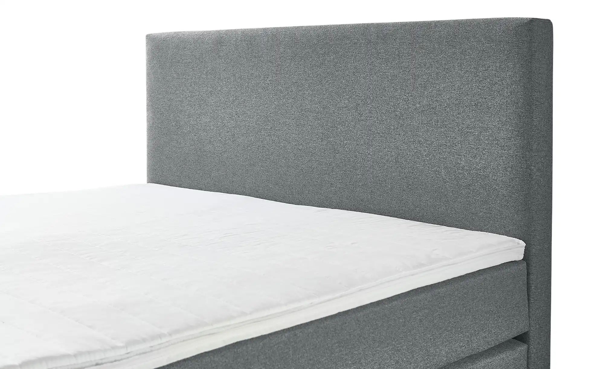Boxspringbett  Ashbourne ¦ grau ¦ Maße (cm): B: 140 H: 105 Betten > Einzelb günstig online kaufen