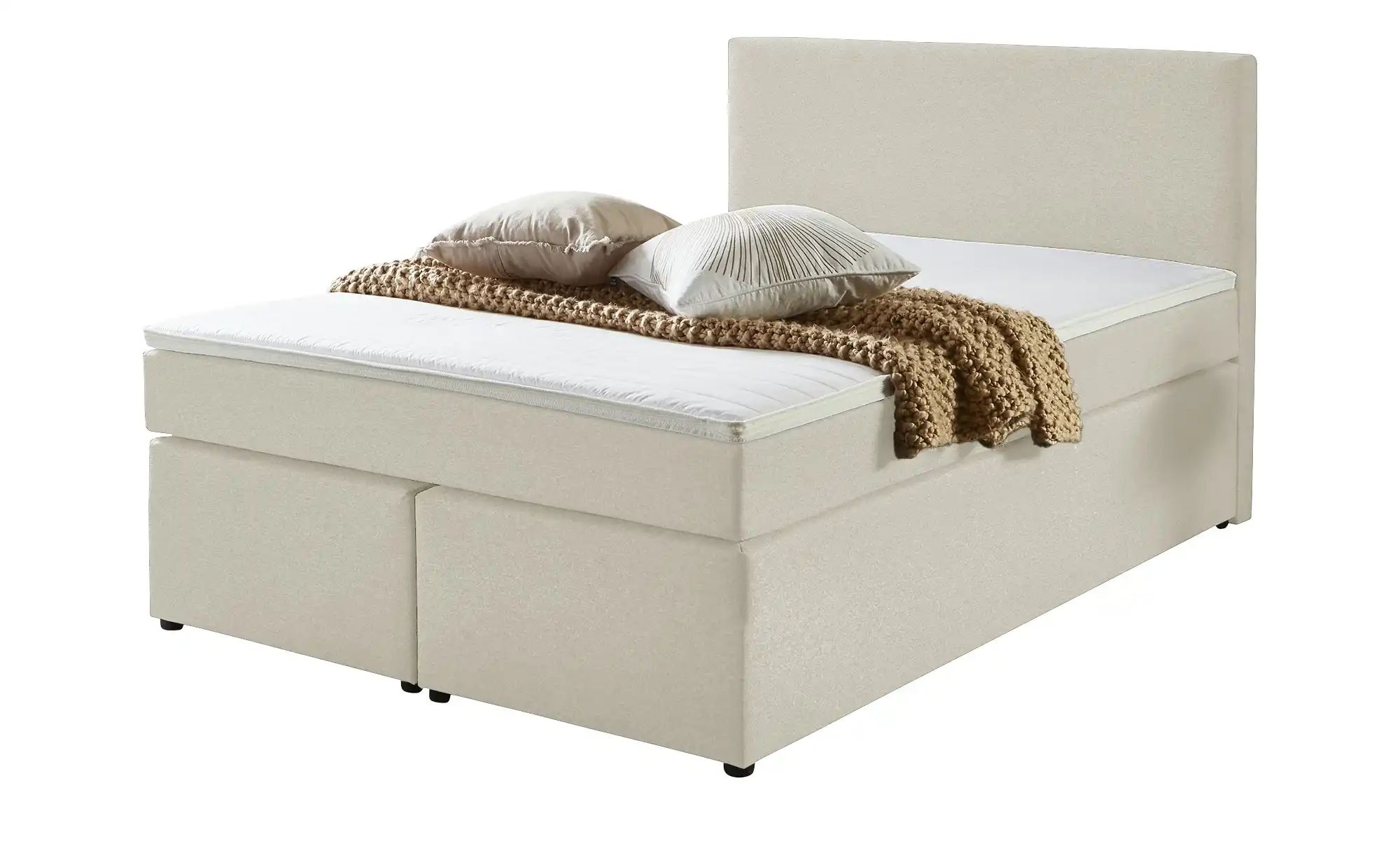 Boxspringbett  Ashbourne ¦ creme ¦ Maße (cm): B: 180 H: 105 Betten > Boxspr günstig online kaufen