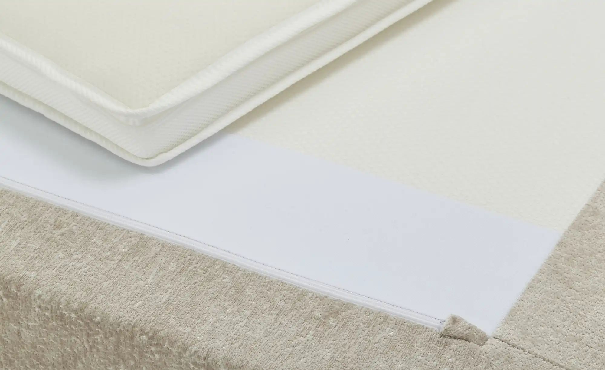 SKAGEN STUDIO Boxspringbett  Voodie ¦ beige ¦ Maße (cm): B: 202 H: 107 Bett günstig online kaufen