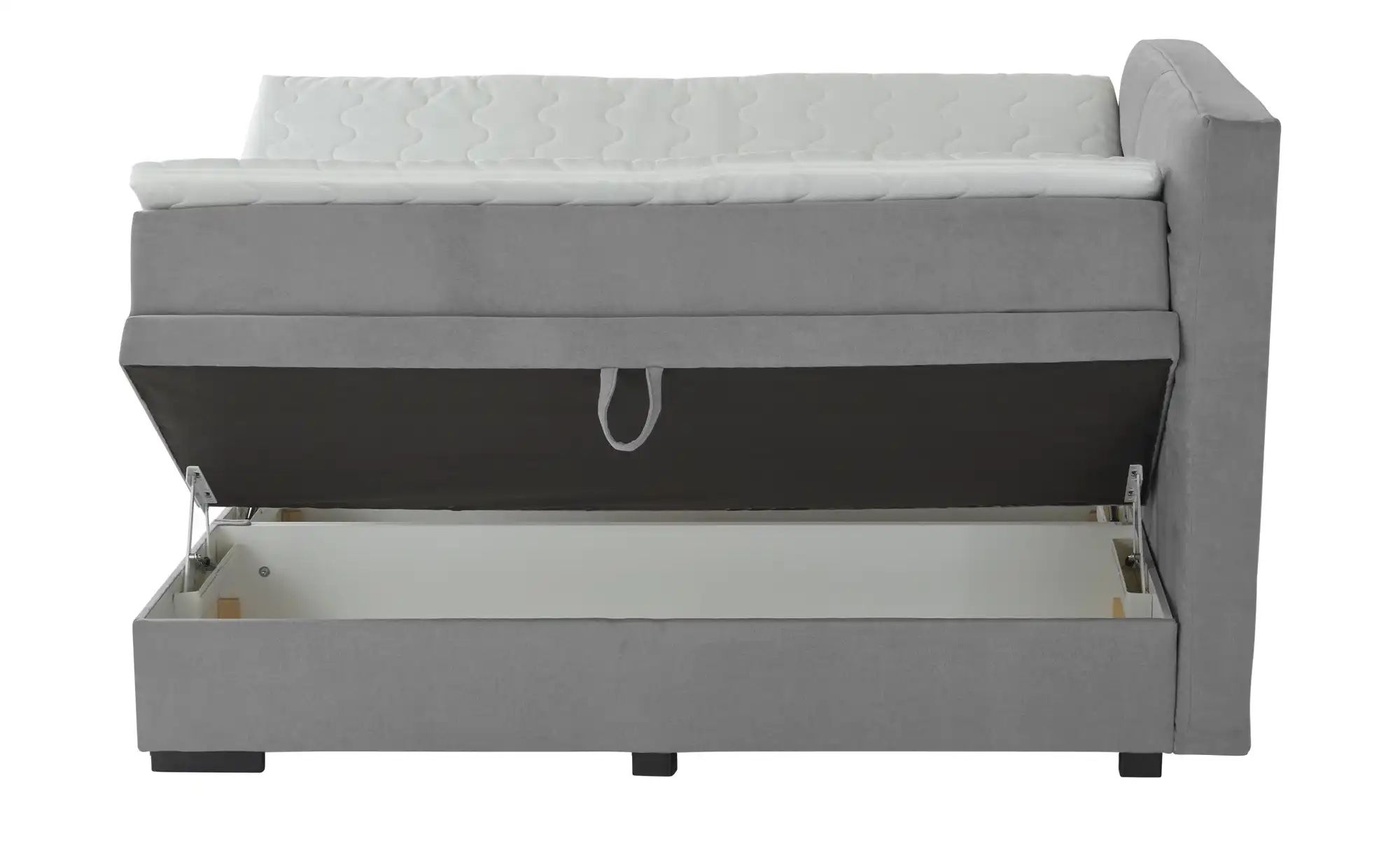 Thumbnail - Boxi Boxspringbett mit Bettkasten Boxi Classic ¦ grau ¦ Maße (cm): B: 160 H: 125 Betten > Boxspringbetten - Höffner