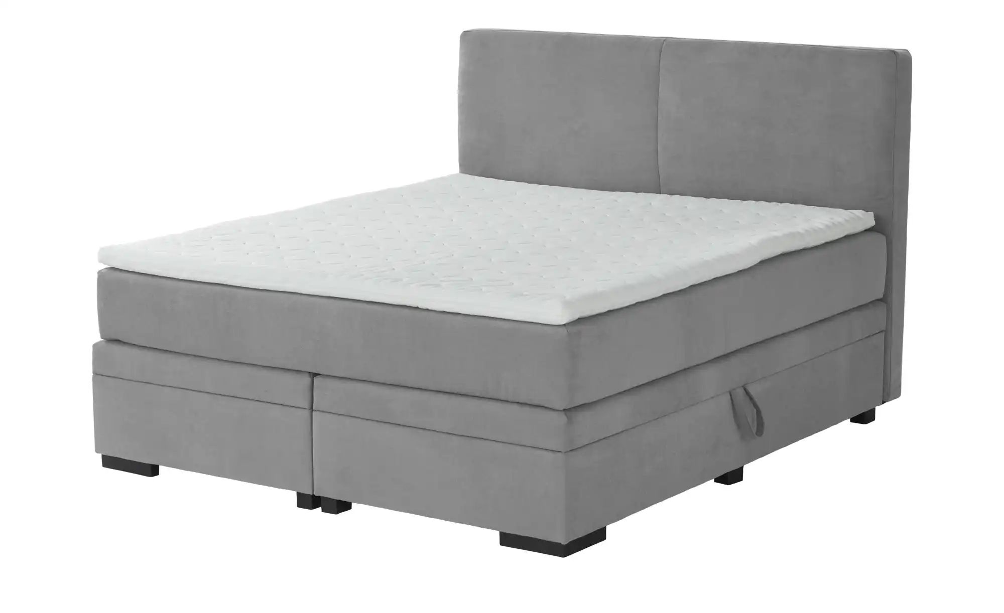 Boxi Boxspringbett mit Bettkasten Boxi Classic ¦ grau ¦ Maße (cm): B: 180 H günstig online kaufen