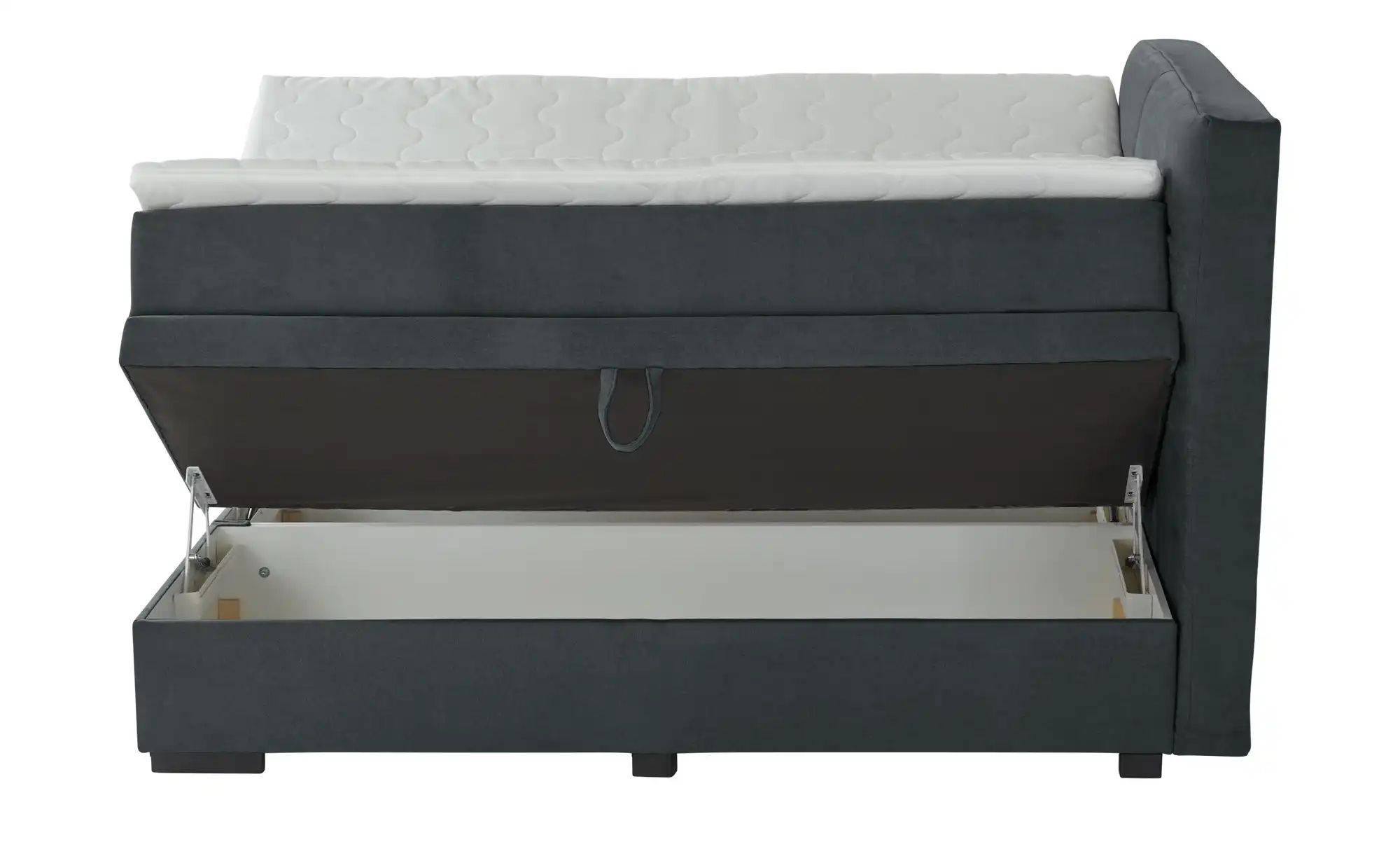 Thumbnail - Boxi Boxspringbett mit Bettkasten Boxi Classic ¦ grau ¦ Maße (cm): B: 160 H: 125 Betten > Boxspringbetten - Höffner