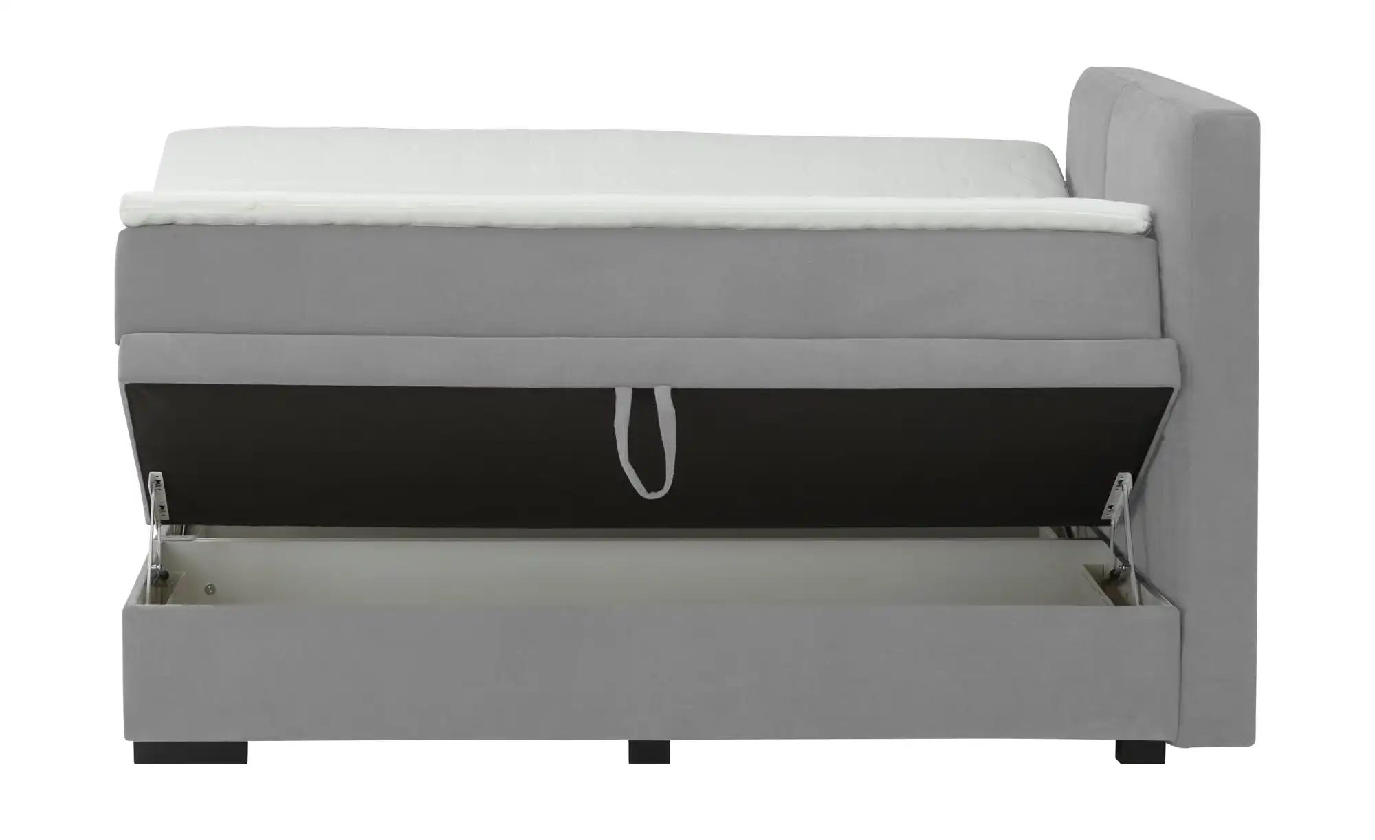 Boxi Boxspringbett mit Bettkasten Boxi Classic ¦ grau ¦ Maße (cm): B: 140 H günstig online kaufen