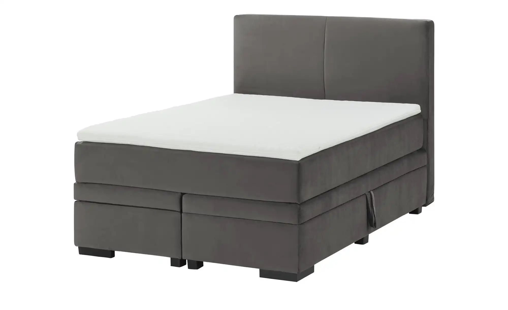 Thumbnail - Boxi Boxspringbett mit Bettkasten Boxi Classic ¦ grau ¦ Maße (cm): B: 140 H: 125 Betten > Einzelbetten - Höffner
