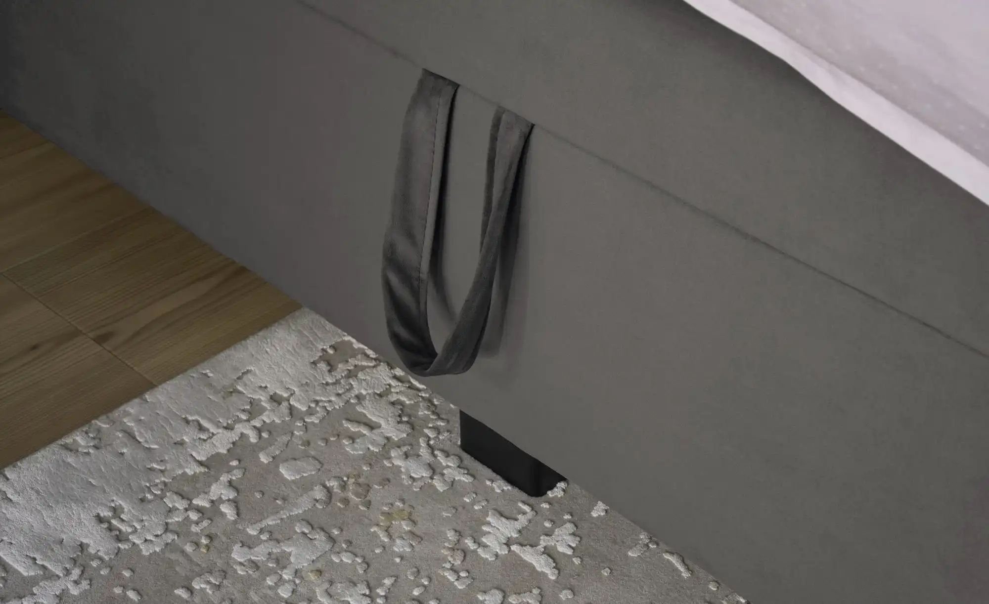 Thumbnail - Boxi Boxspringbett mit Bettkasten Boxi Classic ¦ grau ¦ Maße (cm): B: 160 H: 125 Betten > Boxspringbetten > Boxspringbet...