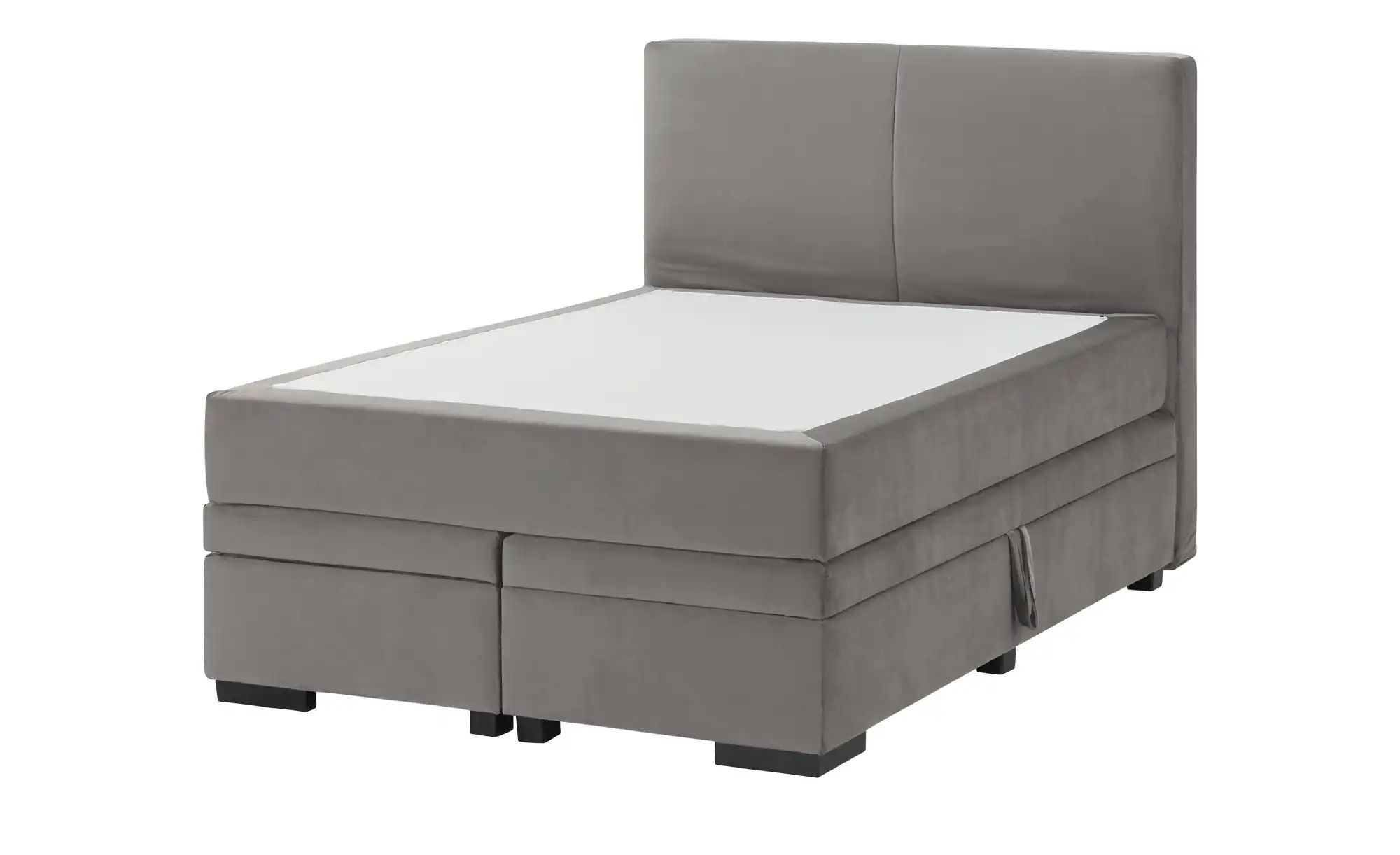 Boxi Boxspringbett mit Bettkasten Boxi Classic ¦ grau ¦ Maße (cm): B: 140 H günstig online kaufen