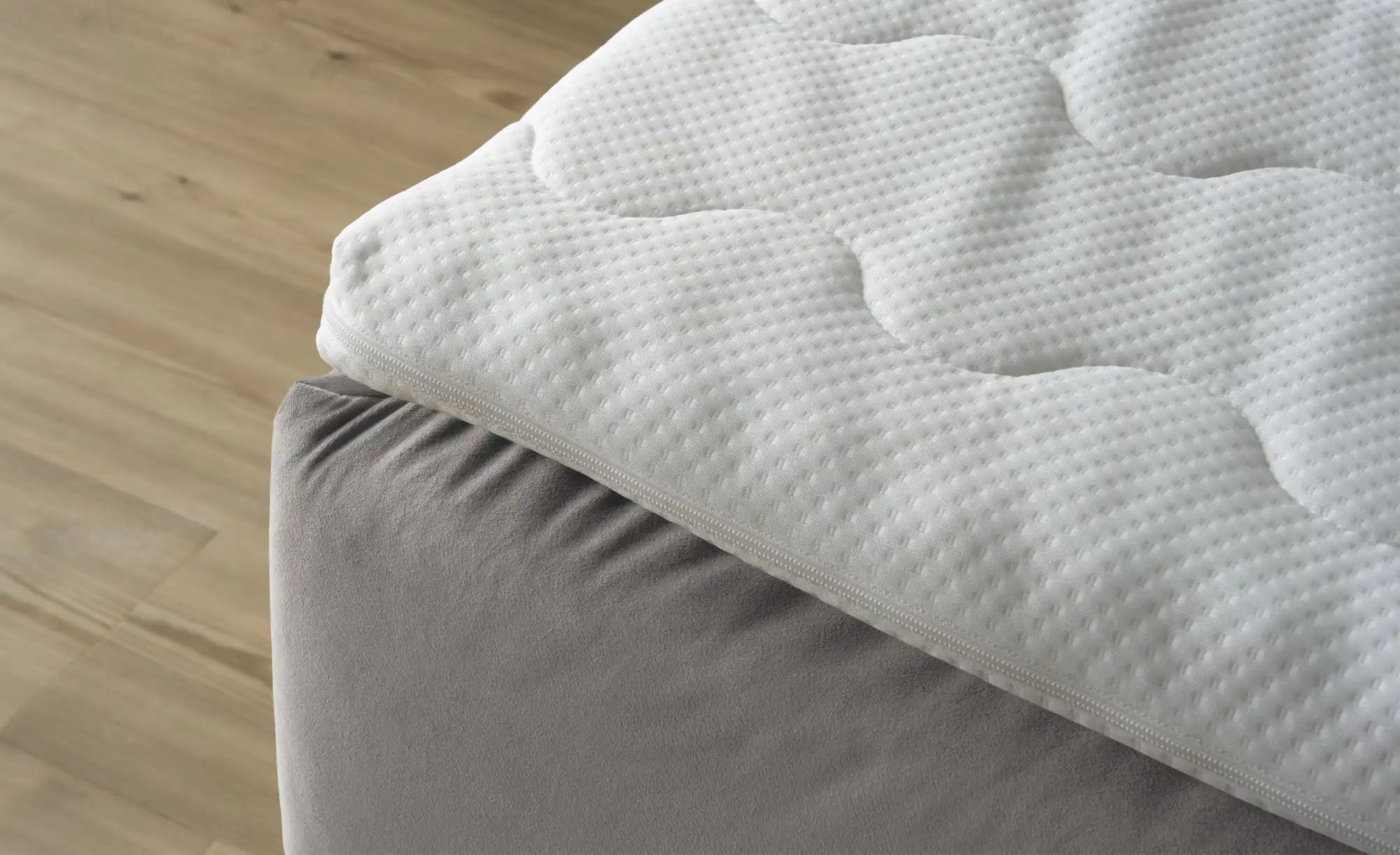 Thumbnail - Boxi Boxspringbett mit Bettkasten Boxi Classic ¦ grau ¦ Maße (cm): B: 160 H: 125 Betten > Boxspringbetten - Höffner