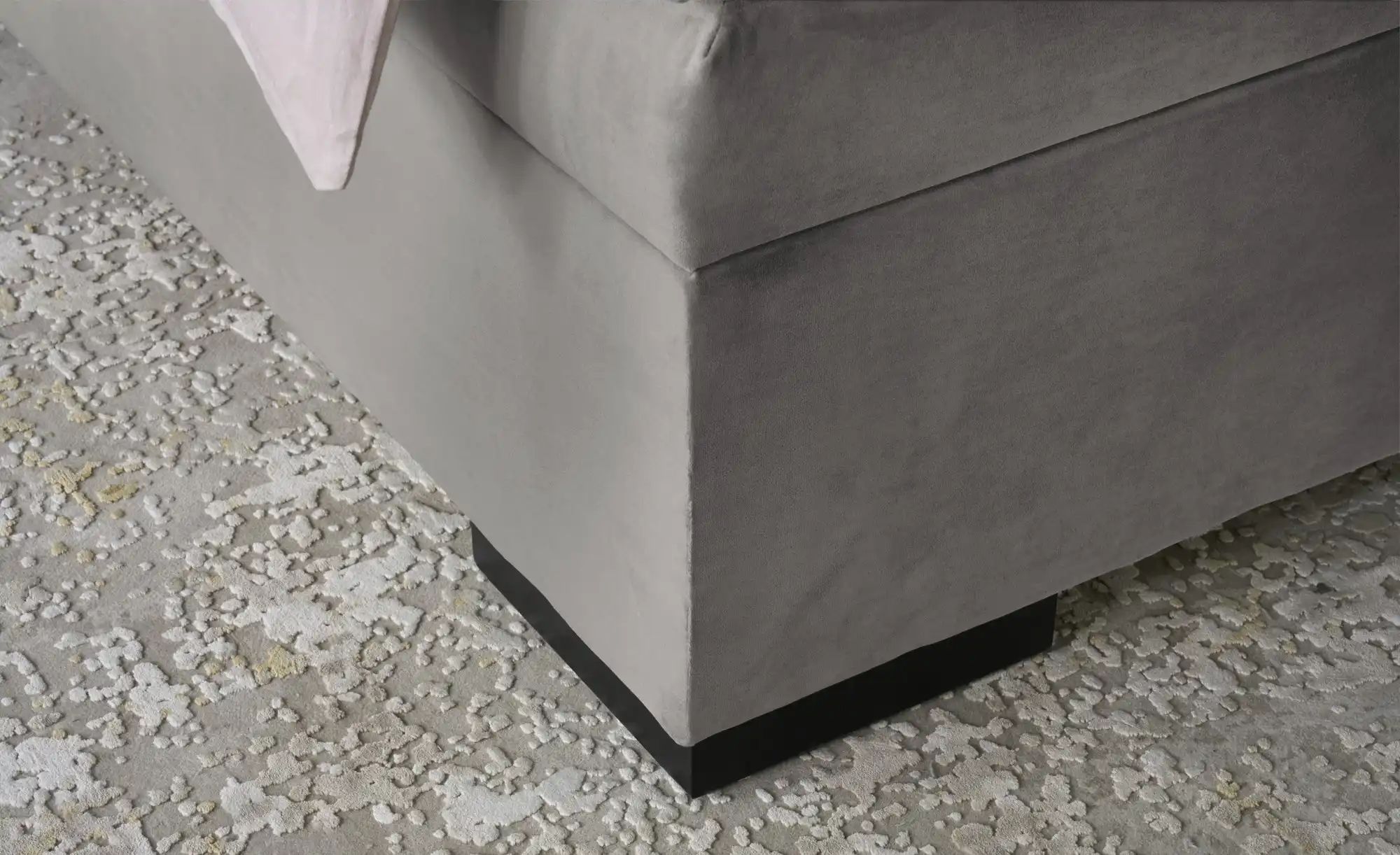 Boxi Boxspringbett mit Bettkasten Boxi Classic ¦ grau ¦ Maße (cm): B: 160 H günstig online kaufen