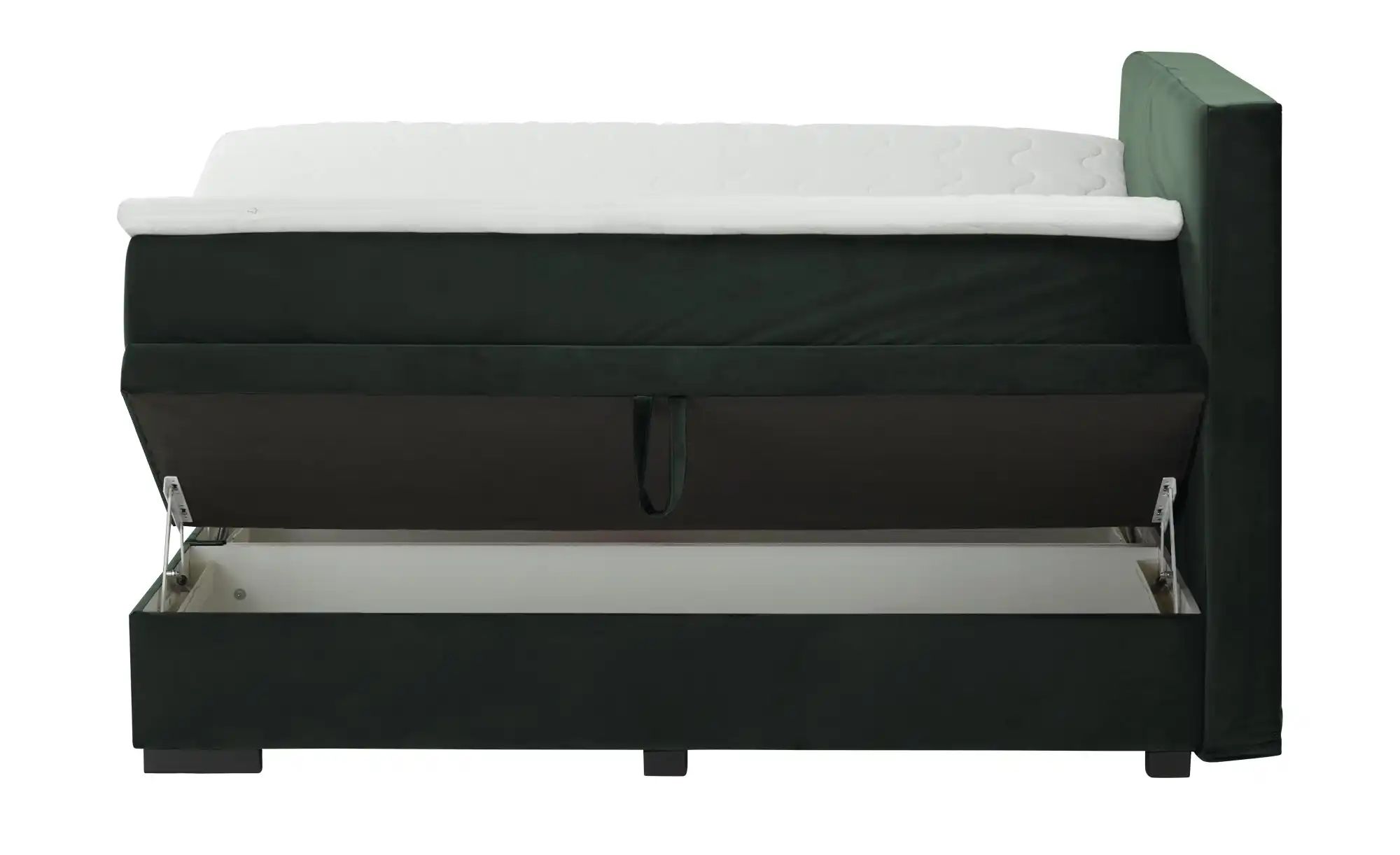 Thumbnail - Boxi Boxspringbett mit Bettkasten Boxi Classic ¦ grün ¦ Maße (cm): B: 140 H: 125 Betten > Boxspringbetten - Höffner