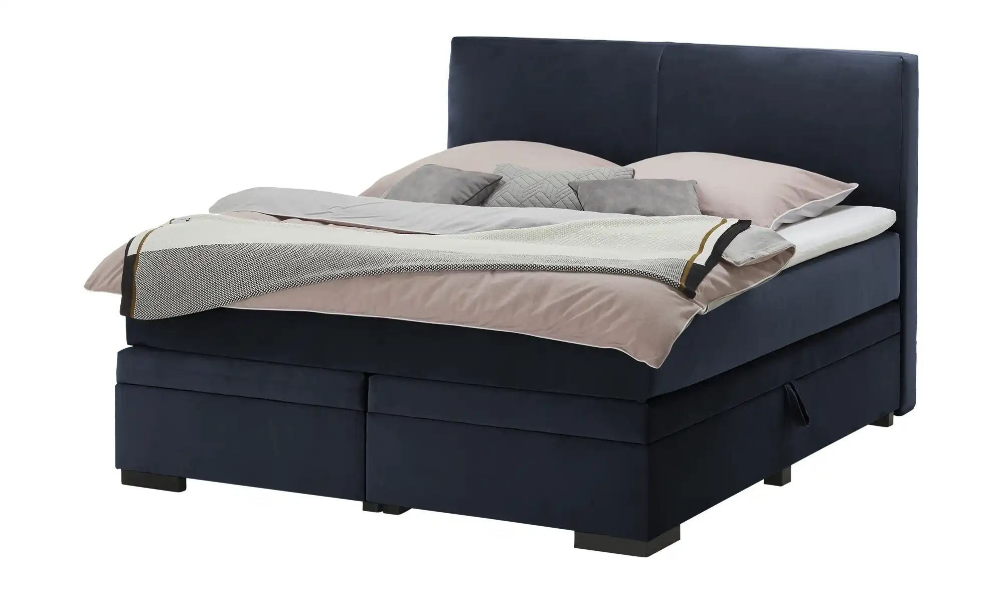 Boxi Boxspringbett mit Bettkasten Boxi Classic ¦ blau ¦ Maße (cm): B: 160 H günstig online kaufen