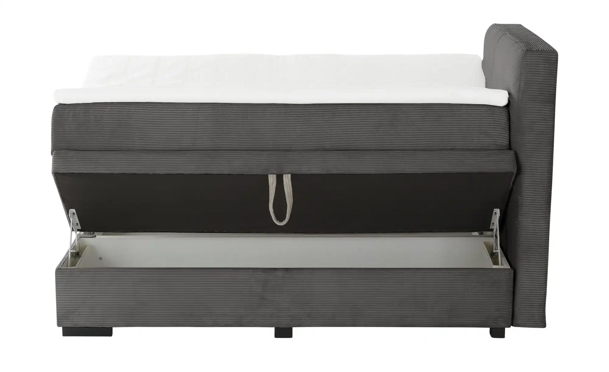 Boxi Boxspringbett mit Bettkasten Boxi Classic ¦ grau ¦ Maße (cm): B: 140 H günstig online kaufen
