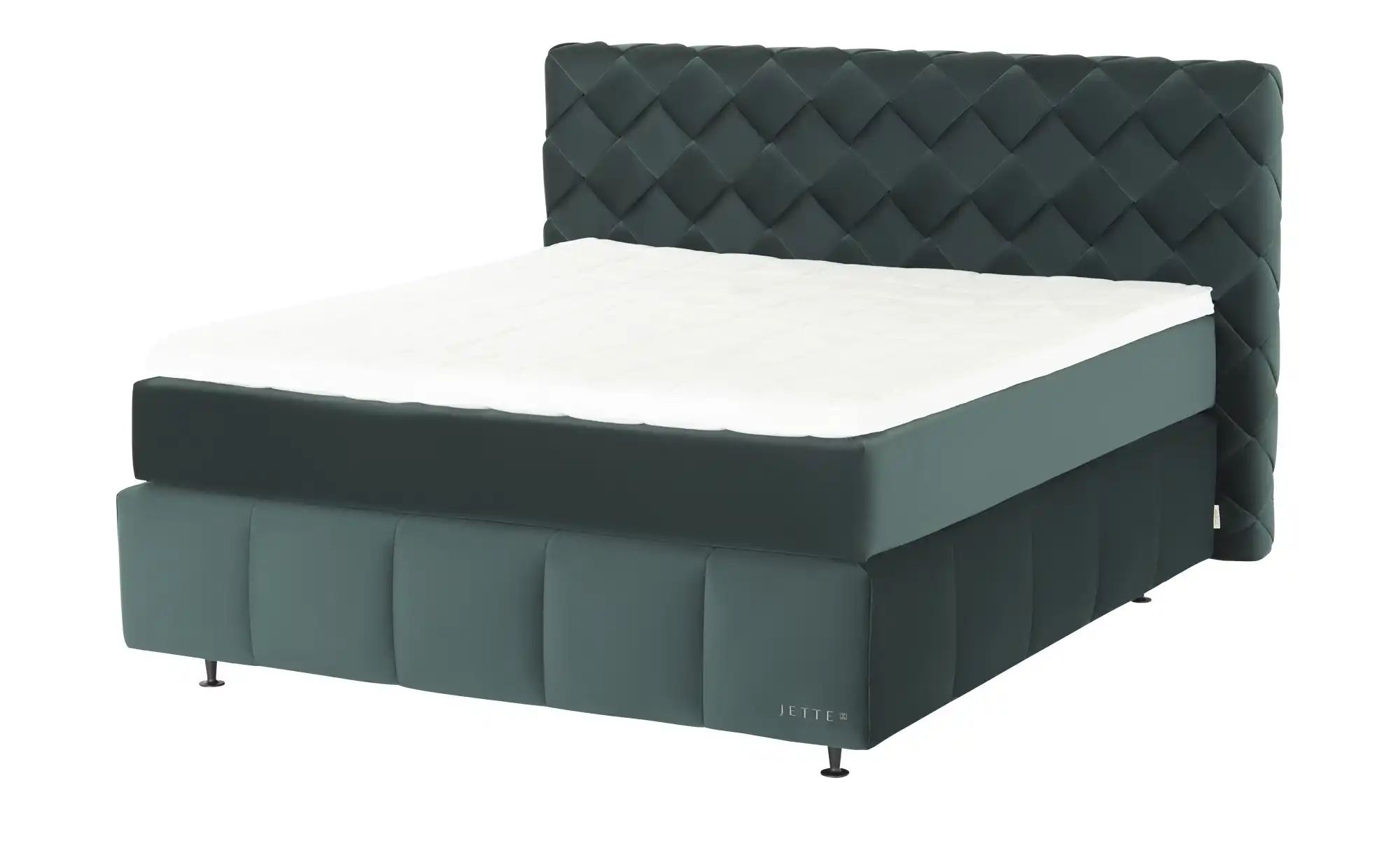 Thumbnail - Jette Home Boxspringbett Braid ¦ grün ¦ Maße (cm): B: 182 H: 123 Betten > Boxspringbetten - Höffner