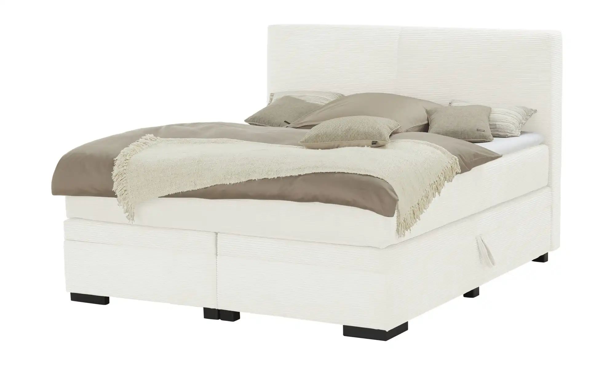 Boxi Boxspringbett mit Bettkasten Boxi Classic ¦ creme ¦ Maße (cm): B: 180 günstig online kaufen