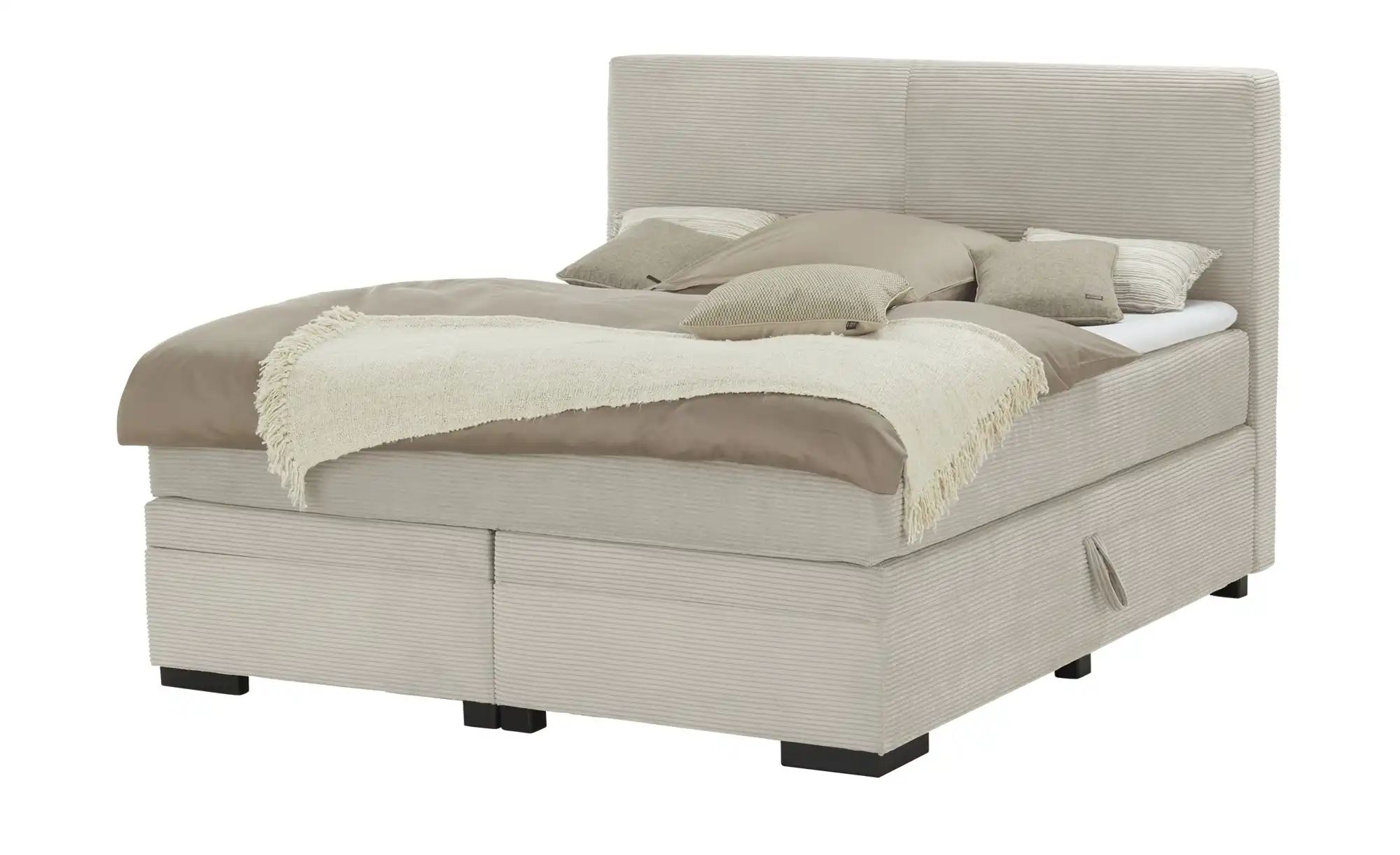 Boxi Boxspringbett mit Bettkasten Boxi Classic ¦ beige ¦ Maße (cm): B: 180 günstig online kaufen