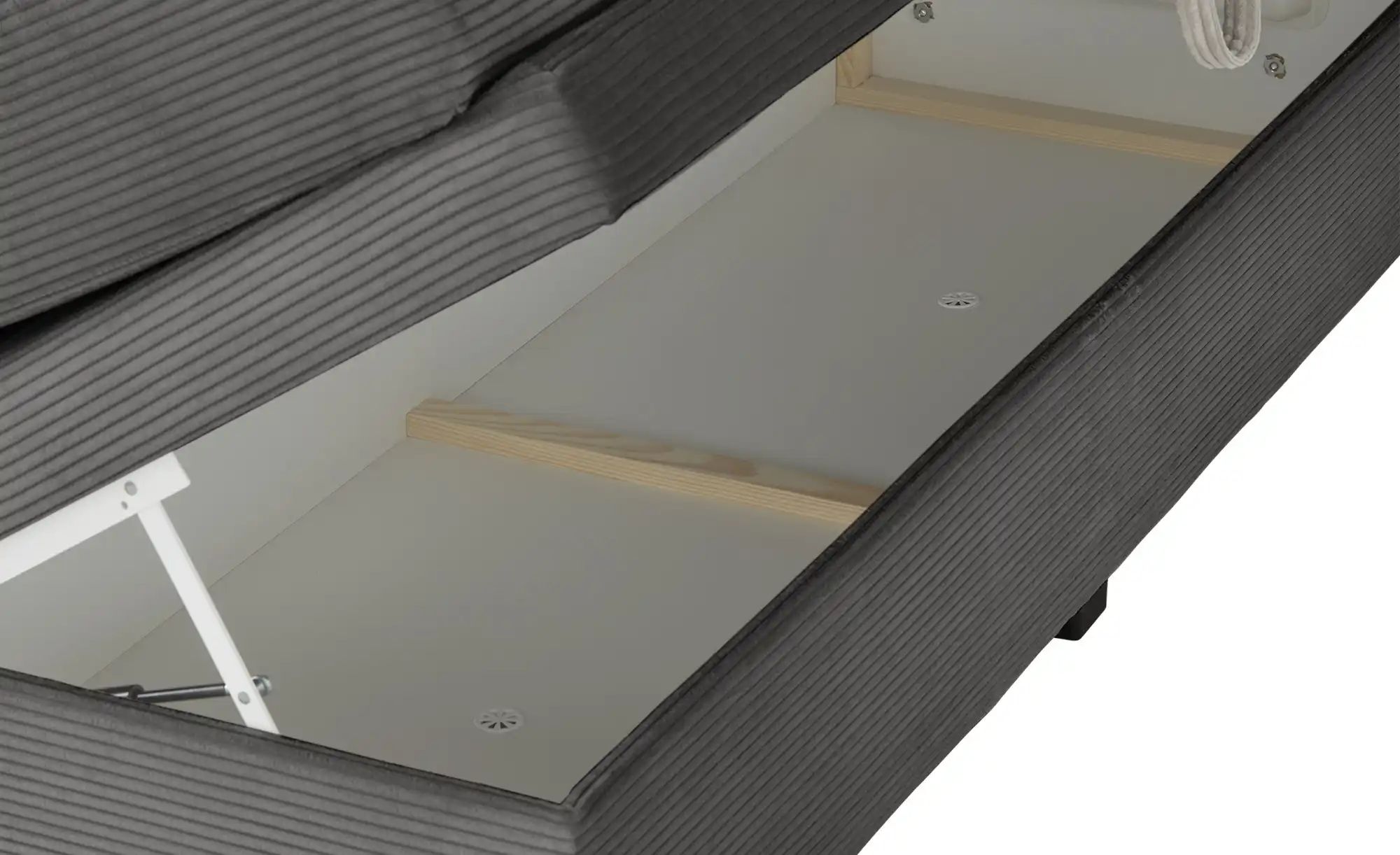 Thumbnail - Boxi Boxspringbett mit Bettkasten Boxi Classic ¦ grau ¦ Maße (cm): B: 140 H: 125 Betten > Boxspringbetten - Höffner