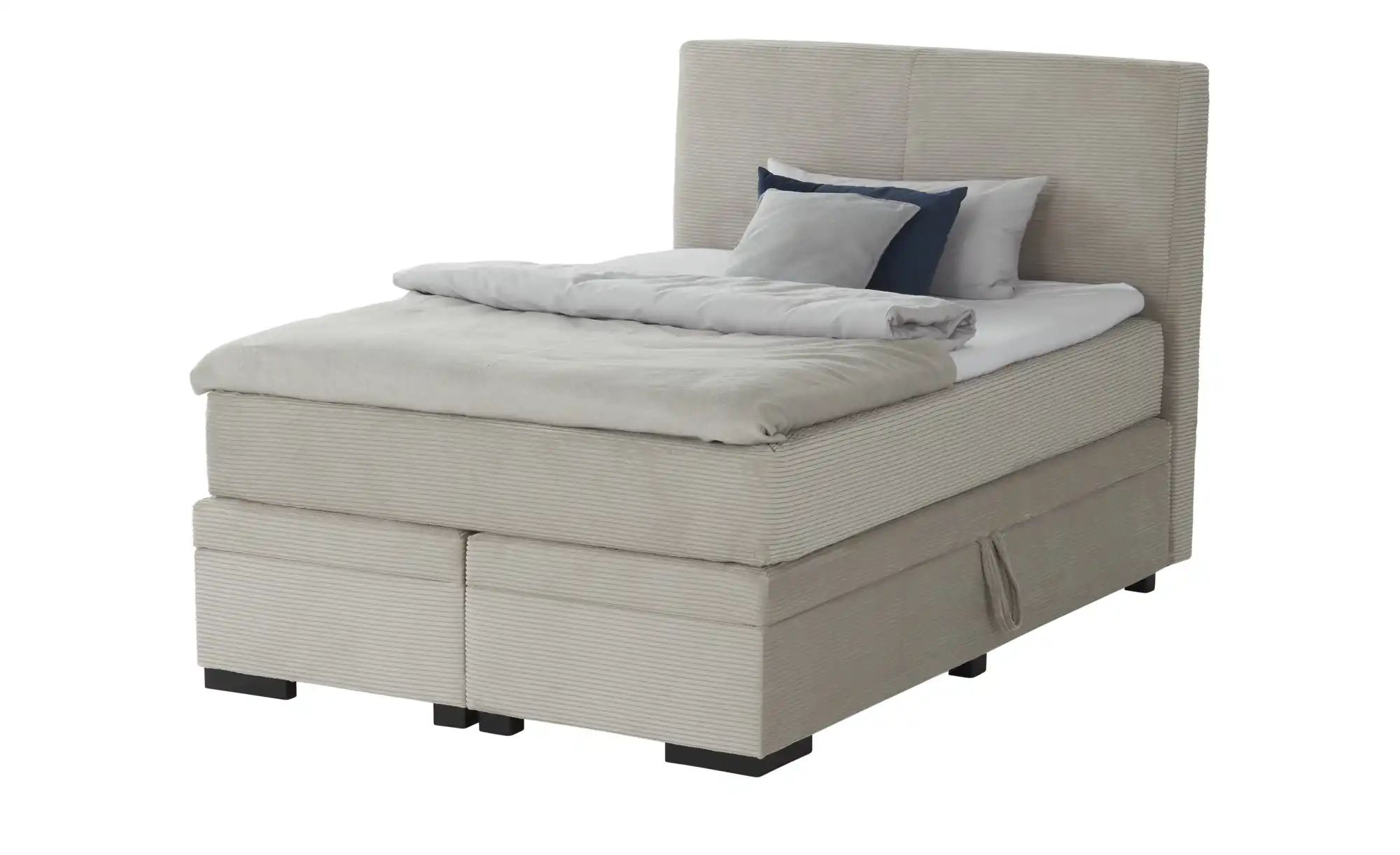 Boxi Boxspringbett mit Bettkasten Boxi Classic ¦ beige ¦ Maße (cm): B: 140 günstig online kaufen