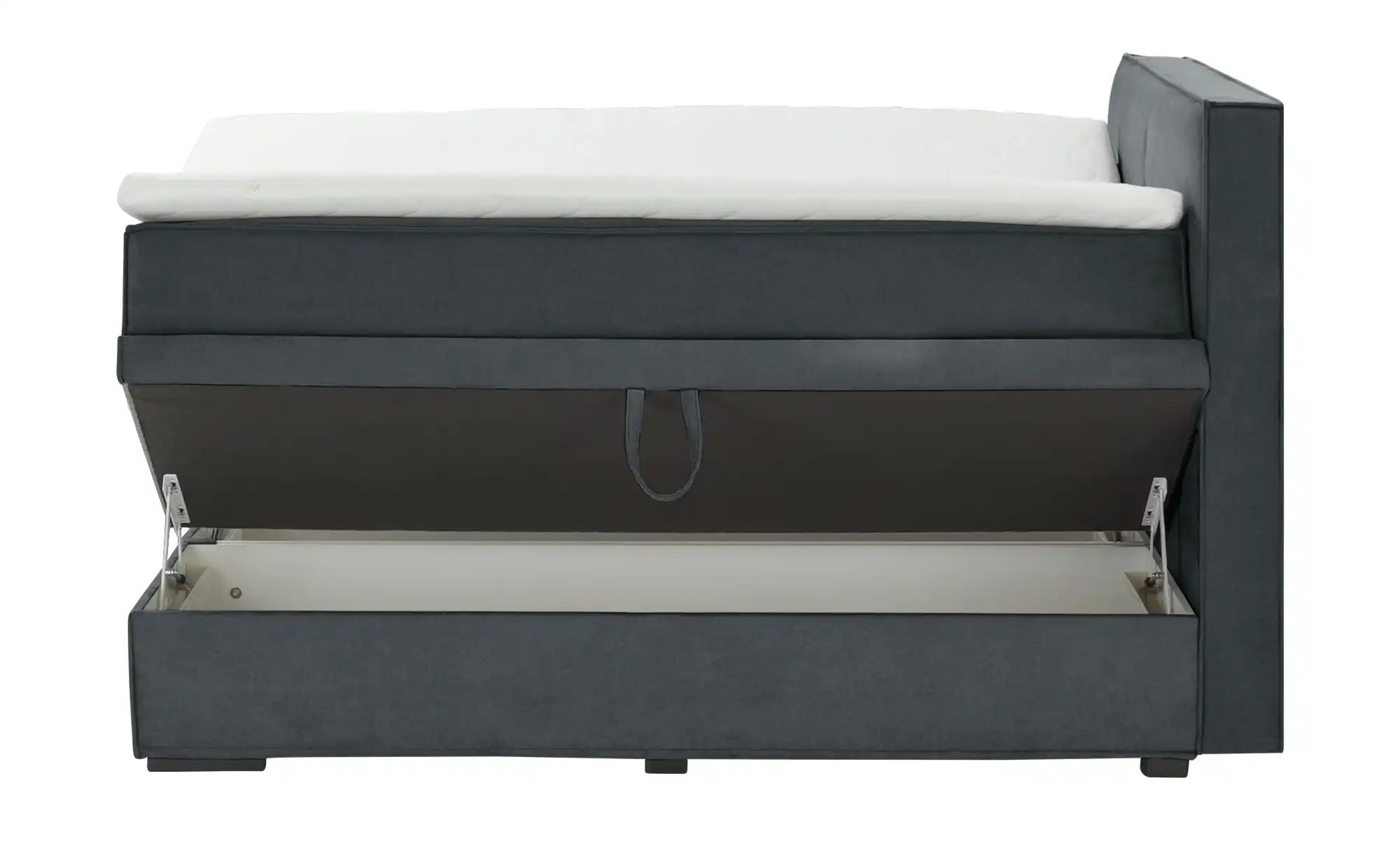 Boxi Boxspringbett mit trendigem Keder Boxi ¦ grau ¦ Maße (cm): B: 140 H: 1 günstig online kaufen