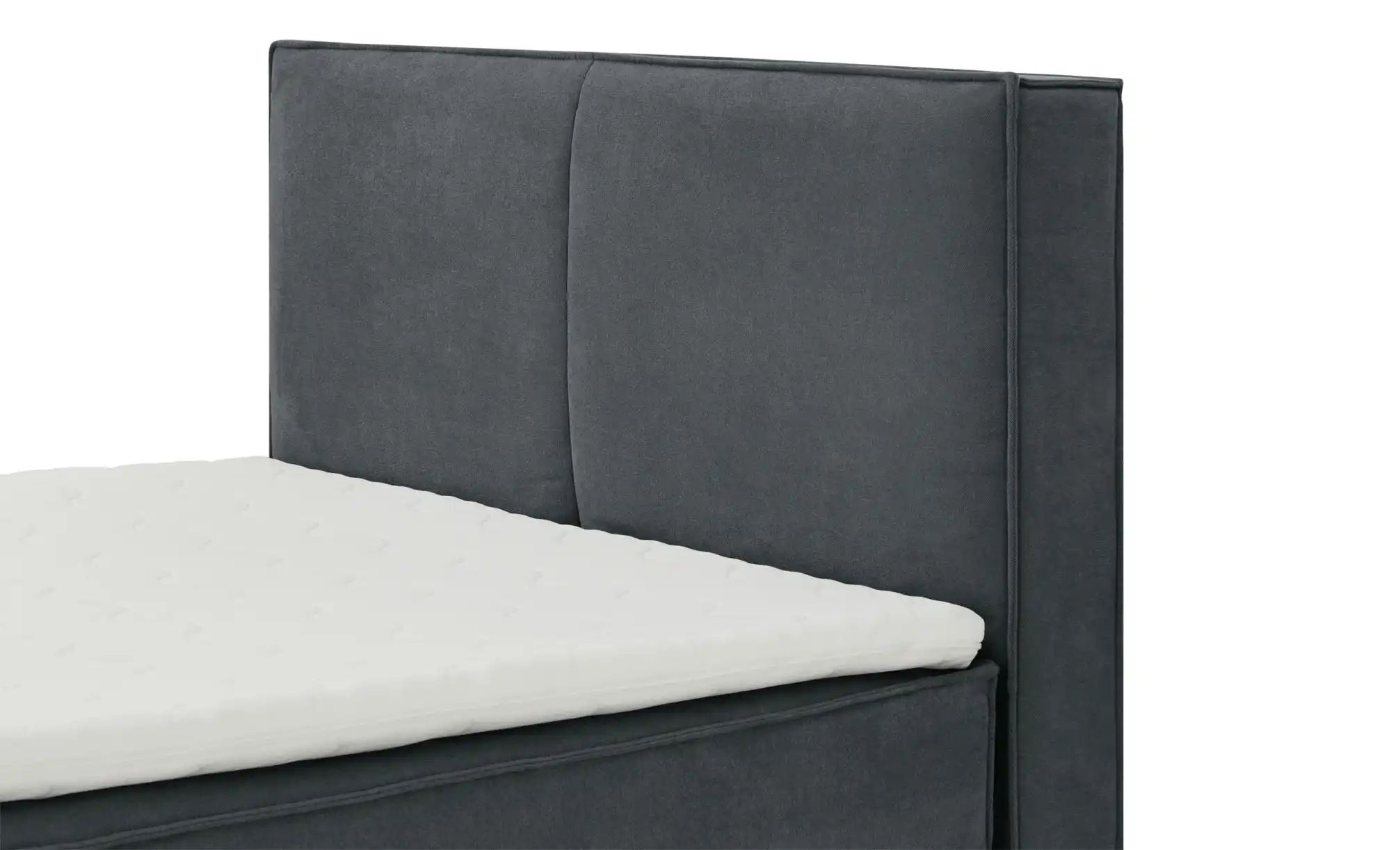 Boxi Boxspringbett mit trendigem Keder Boxi ¦ grau ¦ Maße (cm): B: 140 H: 1 günstig online kaufen