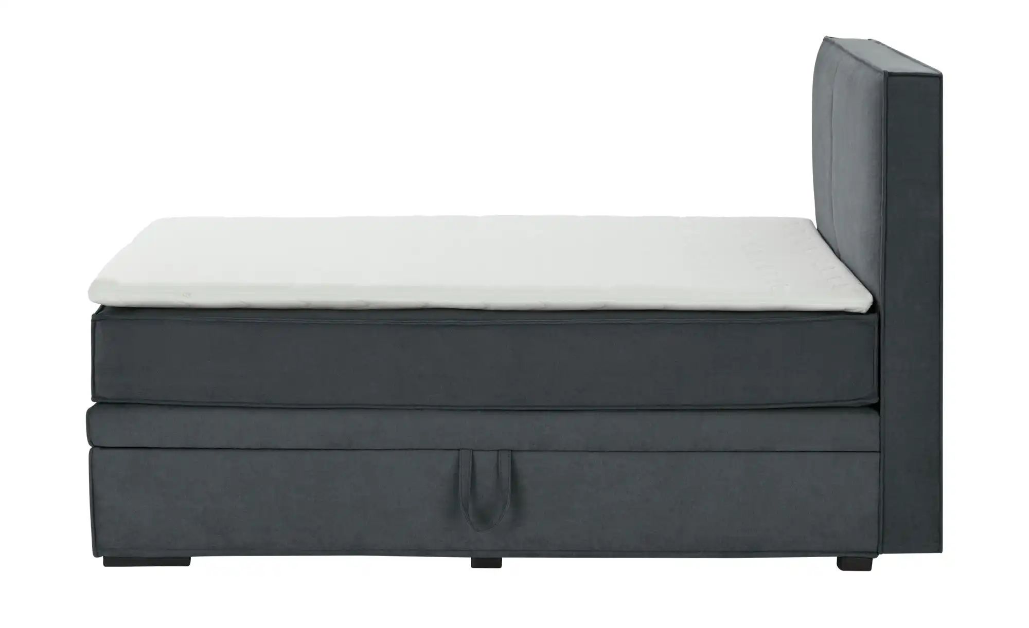 Boxi Boxspringbett mit trendigem Keder Boxi ¦ grau ¦ Maße (cm): B: 140 H: 1 günstig online kaufen