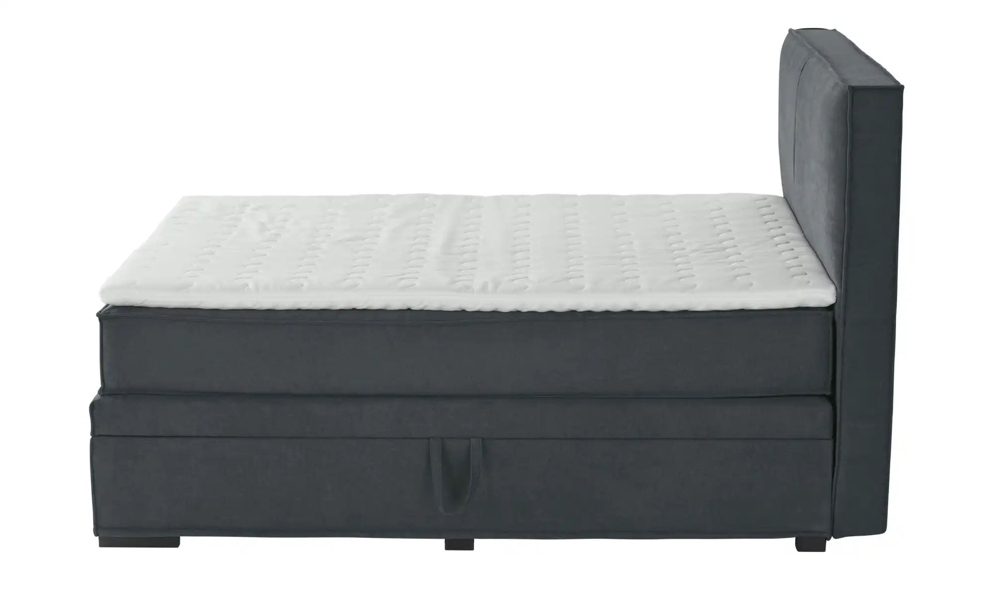 Boxi Boxspringbett mit trendigem Keder Boxi ¦ grau ¦ Maße (cm): B: 180 H: 1 günstig online kaufen