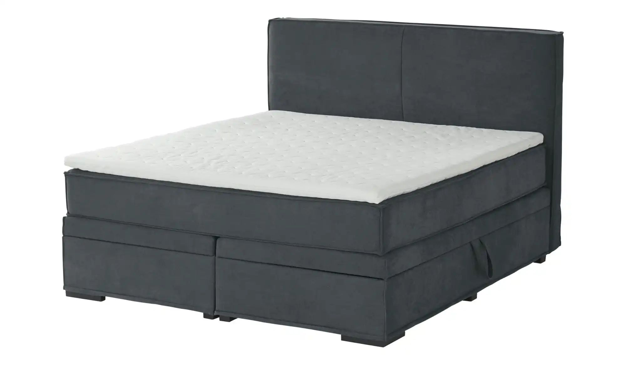 Boxi Boxspringbett mit trendigem Keder Boxi ¦ grau ¦ Maße (cm): B: 180 H: 1 günstig online kaufen