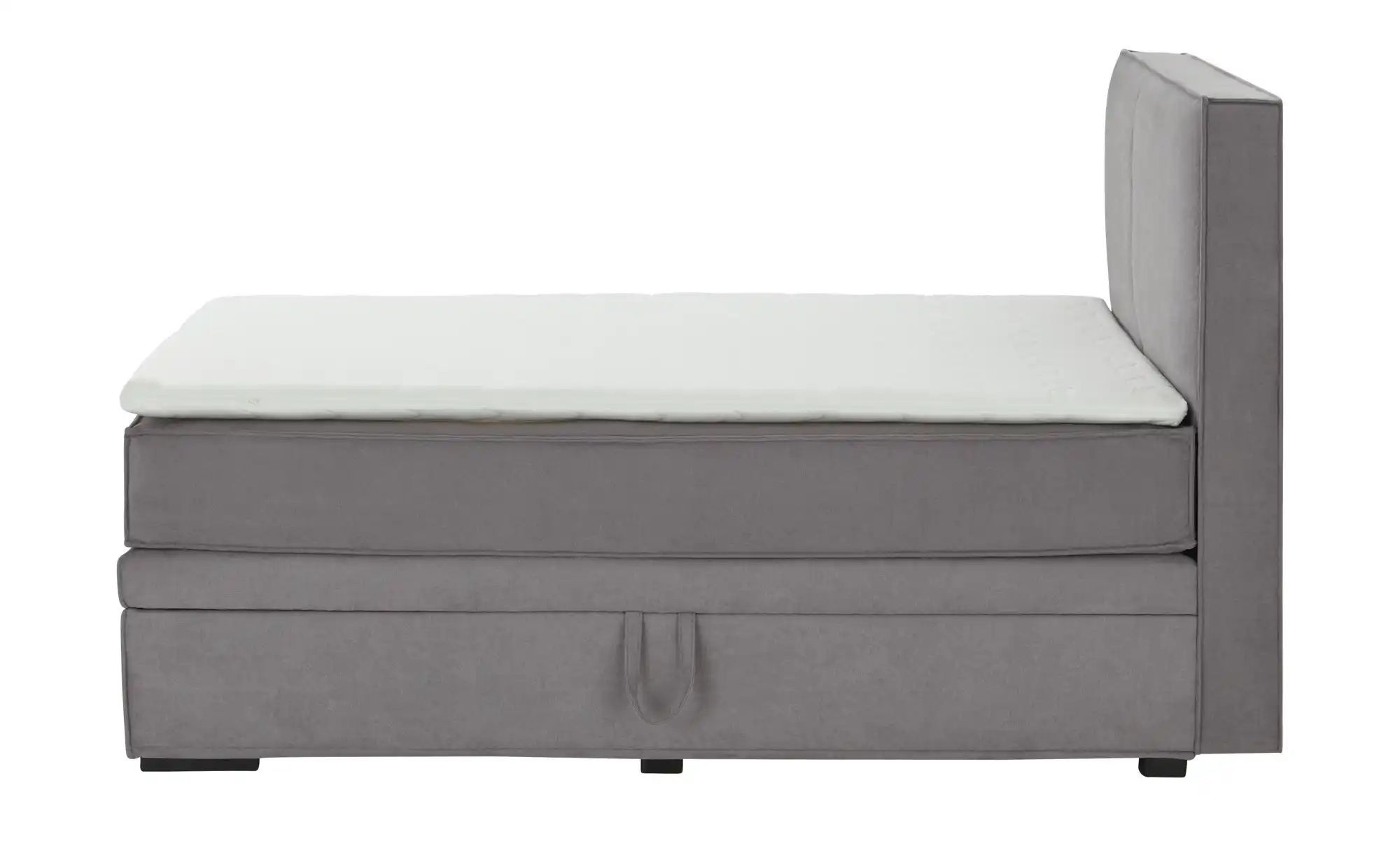 Boxi Boxspringbett mit trendigem Keder Boxi ¦ grau ¦ Maße (cm): B: 140 H: 1 günstig online kaufen