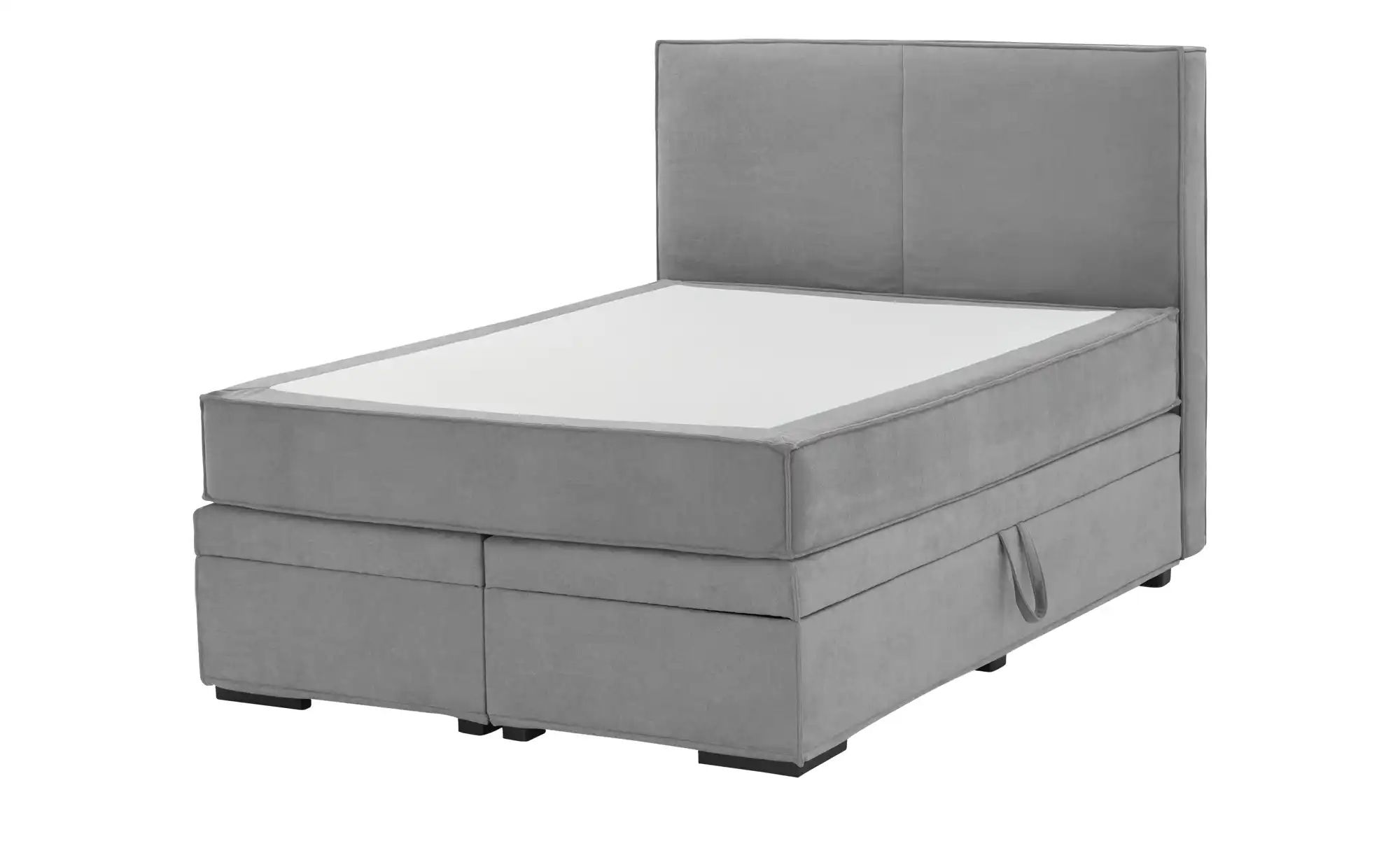 Boxi Boxspringbett mit trendigem Keder Boxi ¦ grau ¦ Maße (cm): B: 140 H: 1 günstig online kaufen