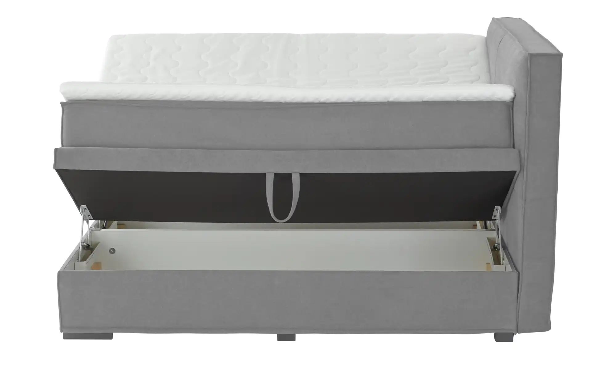 Thumbnail - Boxi Boxspringbett mit Bettkasten Boxi Urban ¦ grau ¦ Maße (cm): B: 180 H: 125 Betten > Boxspringbetten - Höffner