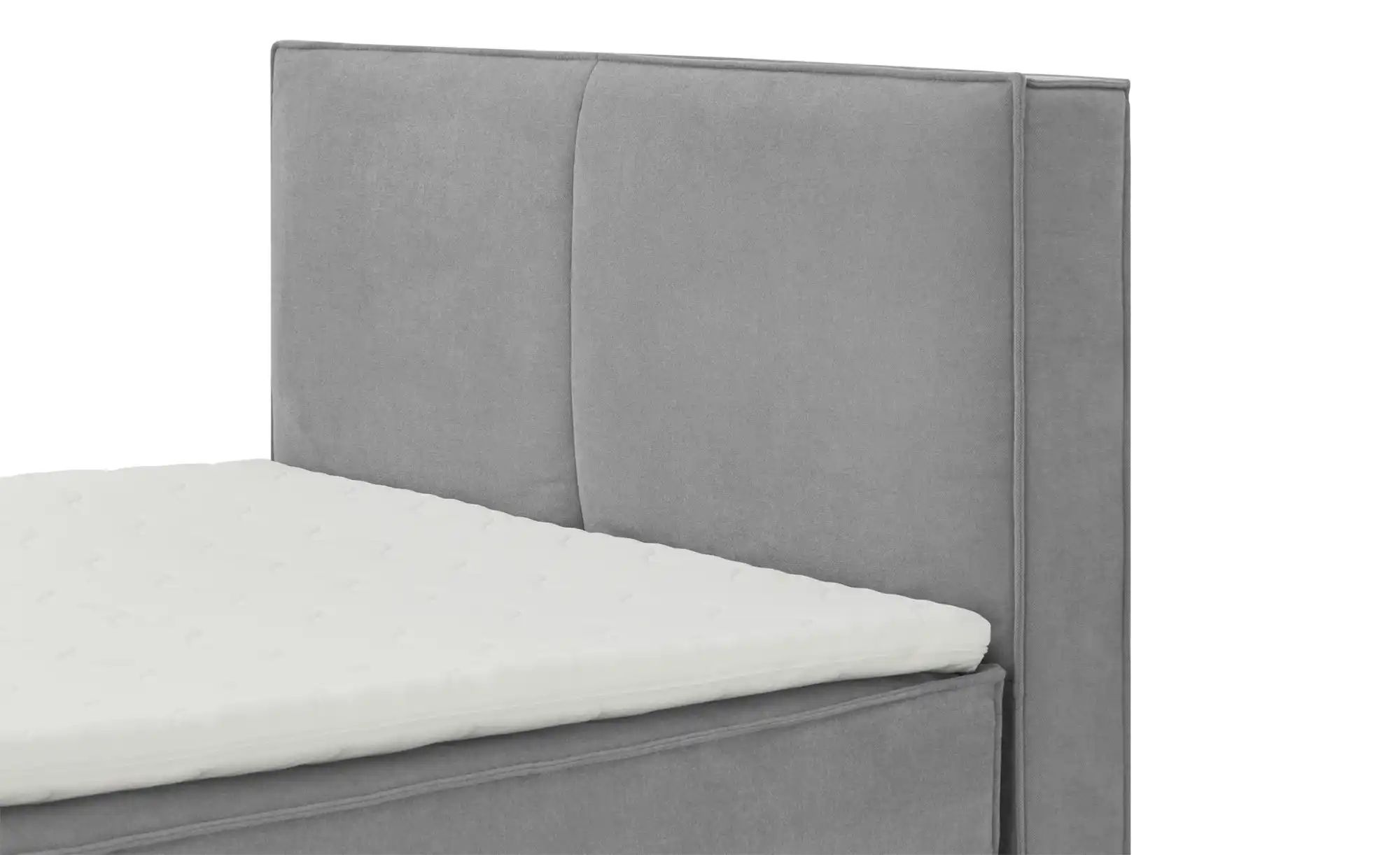 Boxi Boxspringbett mit trendigem Keder Boxi ¦ grau ¦ Maße (cm): B: 140 H: 1 günstig online kaufen