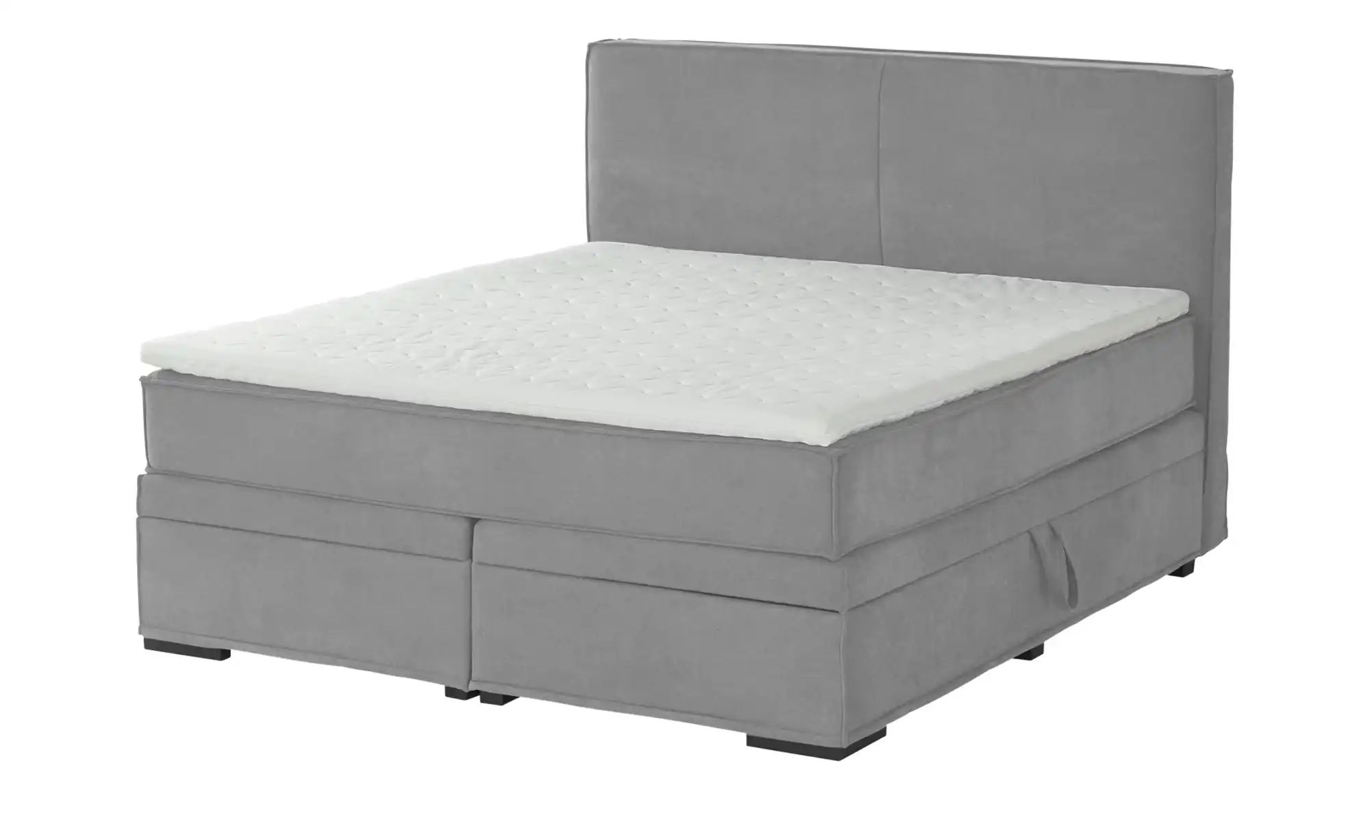 Boxi Boxspringbett mit trendigem Keder Boxi ¦ grau ¦ Maße (cm): B: 180 H: 1 günstig online kaufen