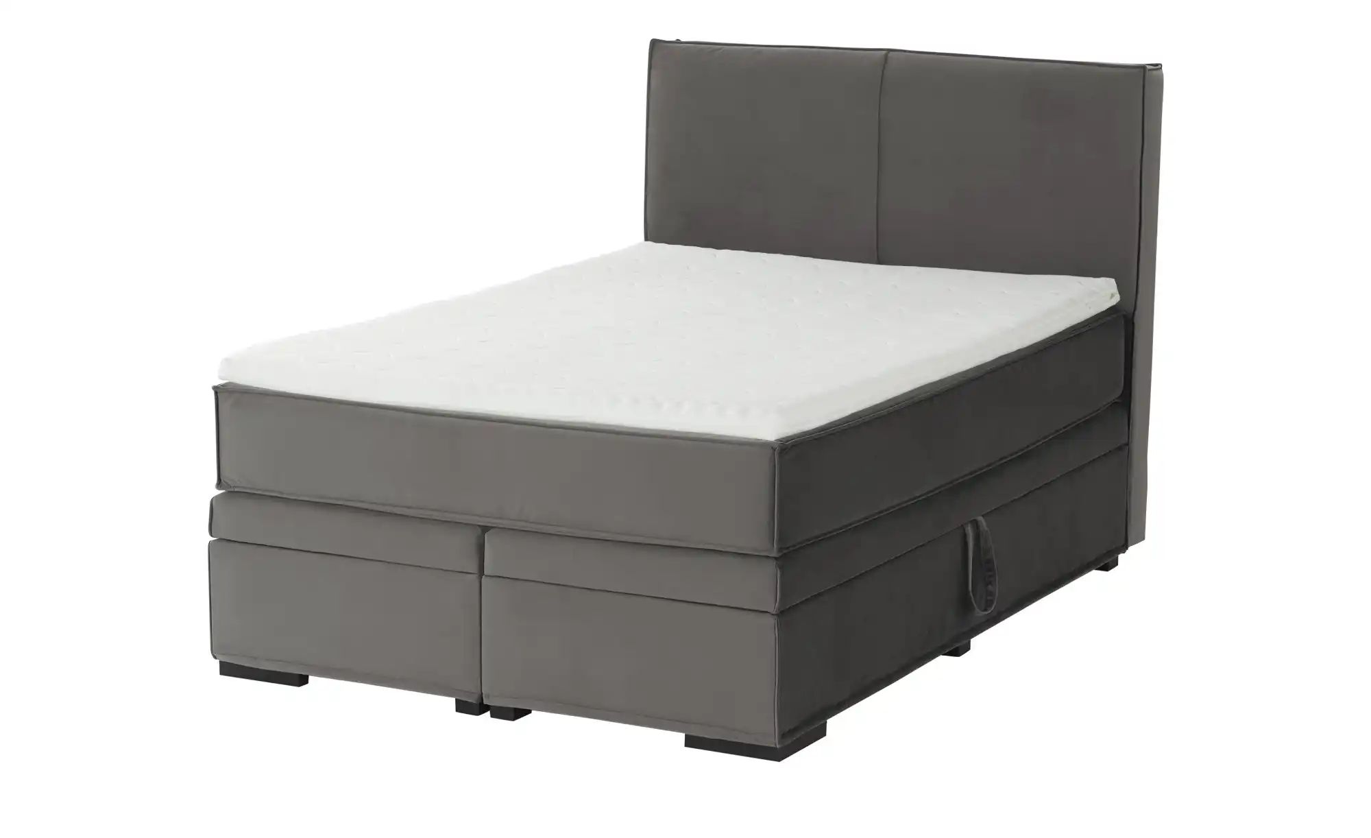 Boxi Boxspringbett mit trendigem Keder Boxi ¦ grau ¦ Maße (cm): B: 140 H: 1 günstig online kaufen