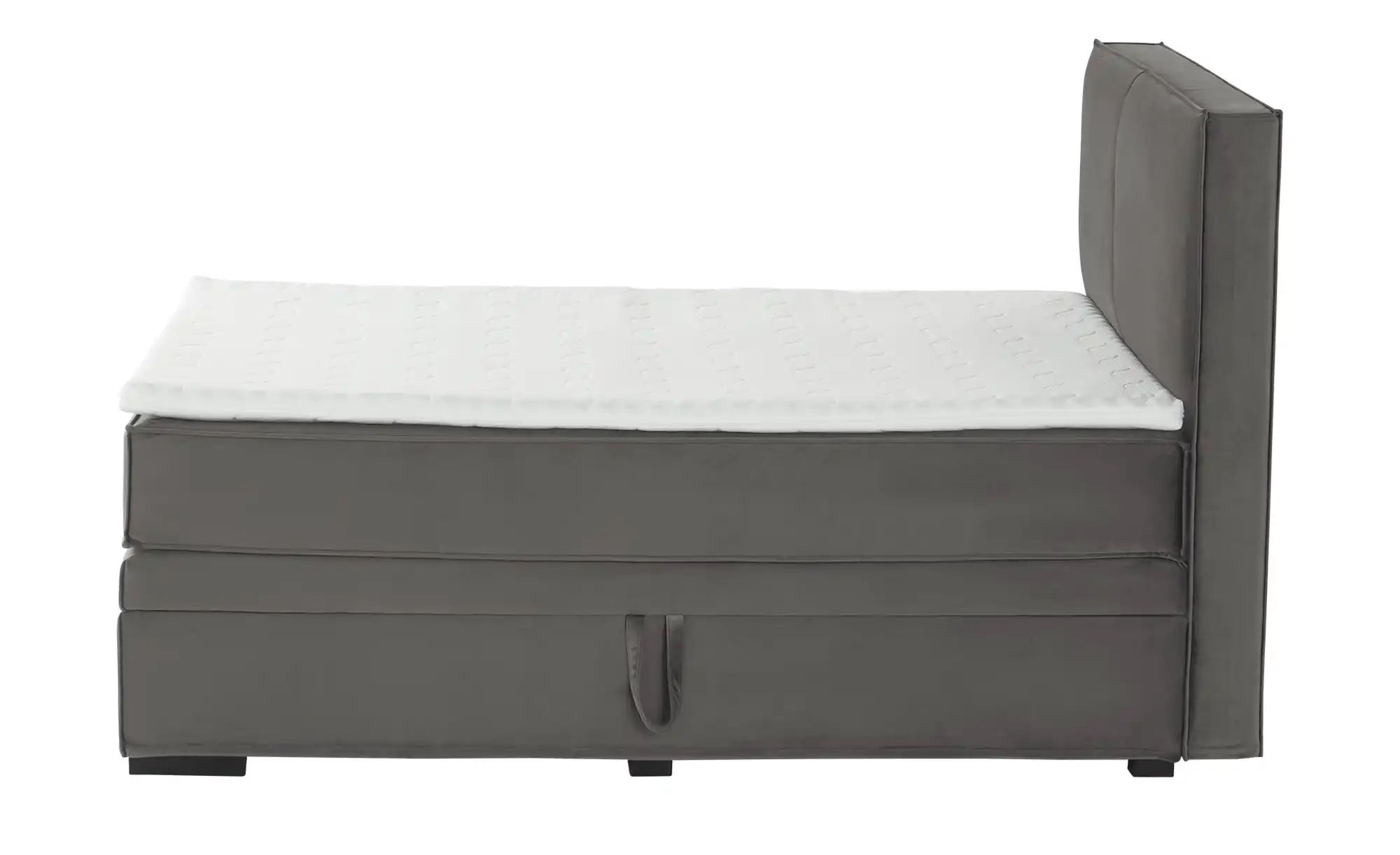 Boxi Boxspringbett mit trendigem Keder Boxi ¦ grau ¦ Maße (cm): B: 140 H: 1 günstig online kaufen