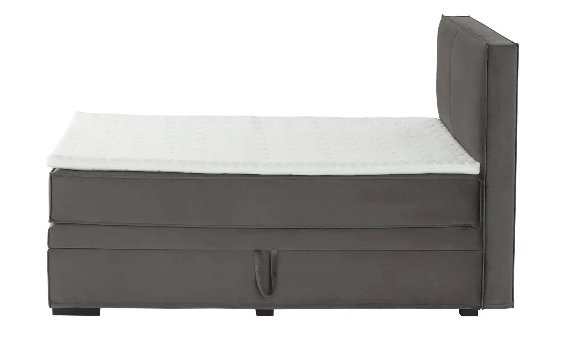 Boxi Boxspringbett mit trendigem Keder Boxi ¦ grau ¦ Maße (cm): B: 160 H: 1 günstig online kaufen