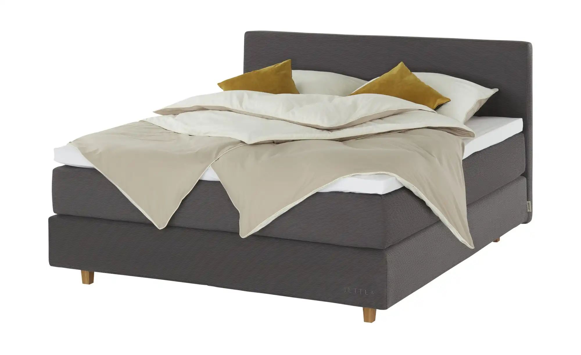 Jette Home Boxspringbett  Jette Flex ¦ grau ¦ Maße (cm): B: 185 H: 110,5 Be günstig online kaufen