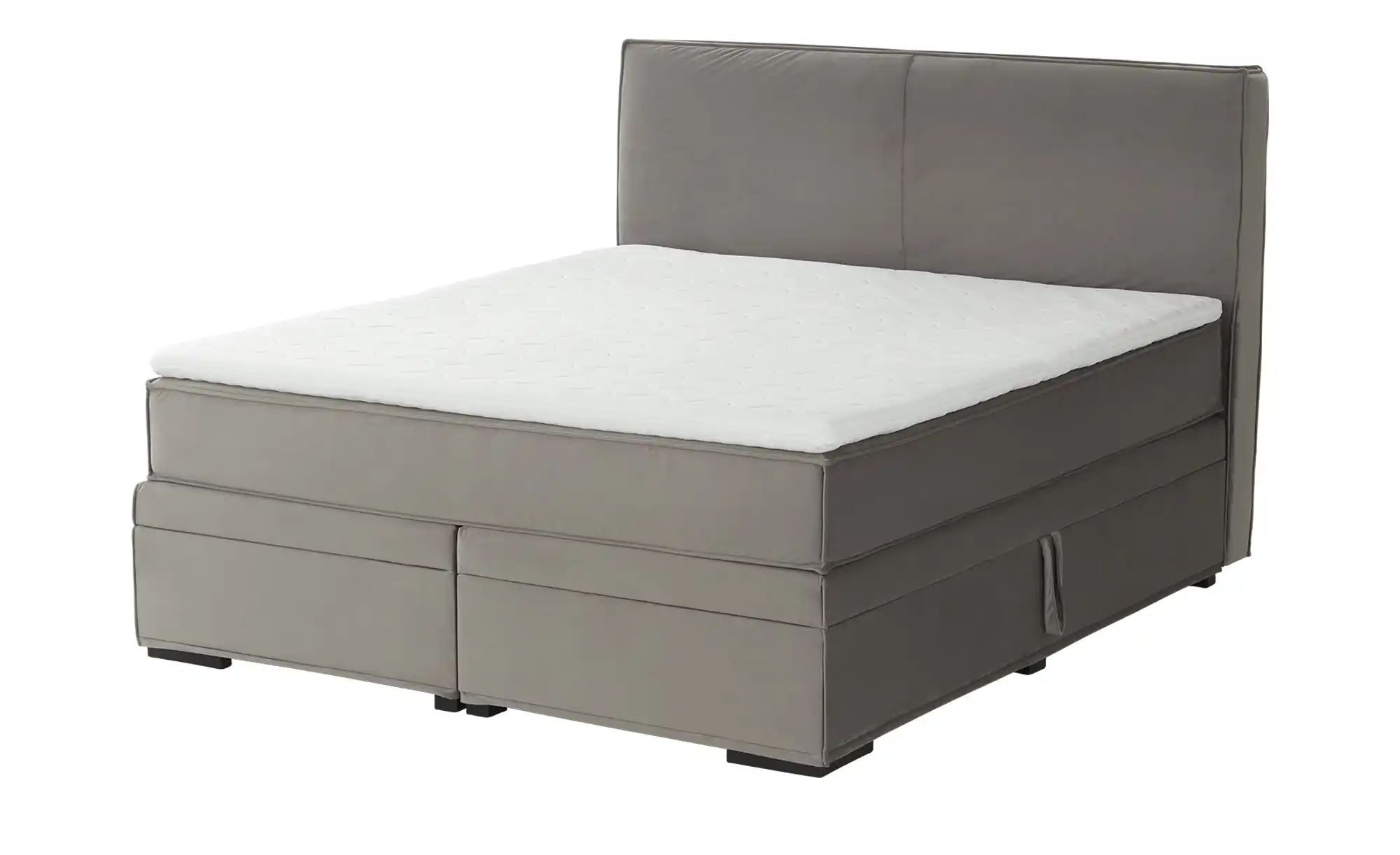 Boxi Boxspringbett mit trendigem Keder Boxi ¦ grau ¦ Maße (cm): B: 180 H: 1 günstig online kaufen